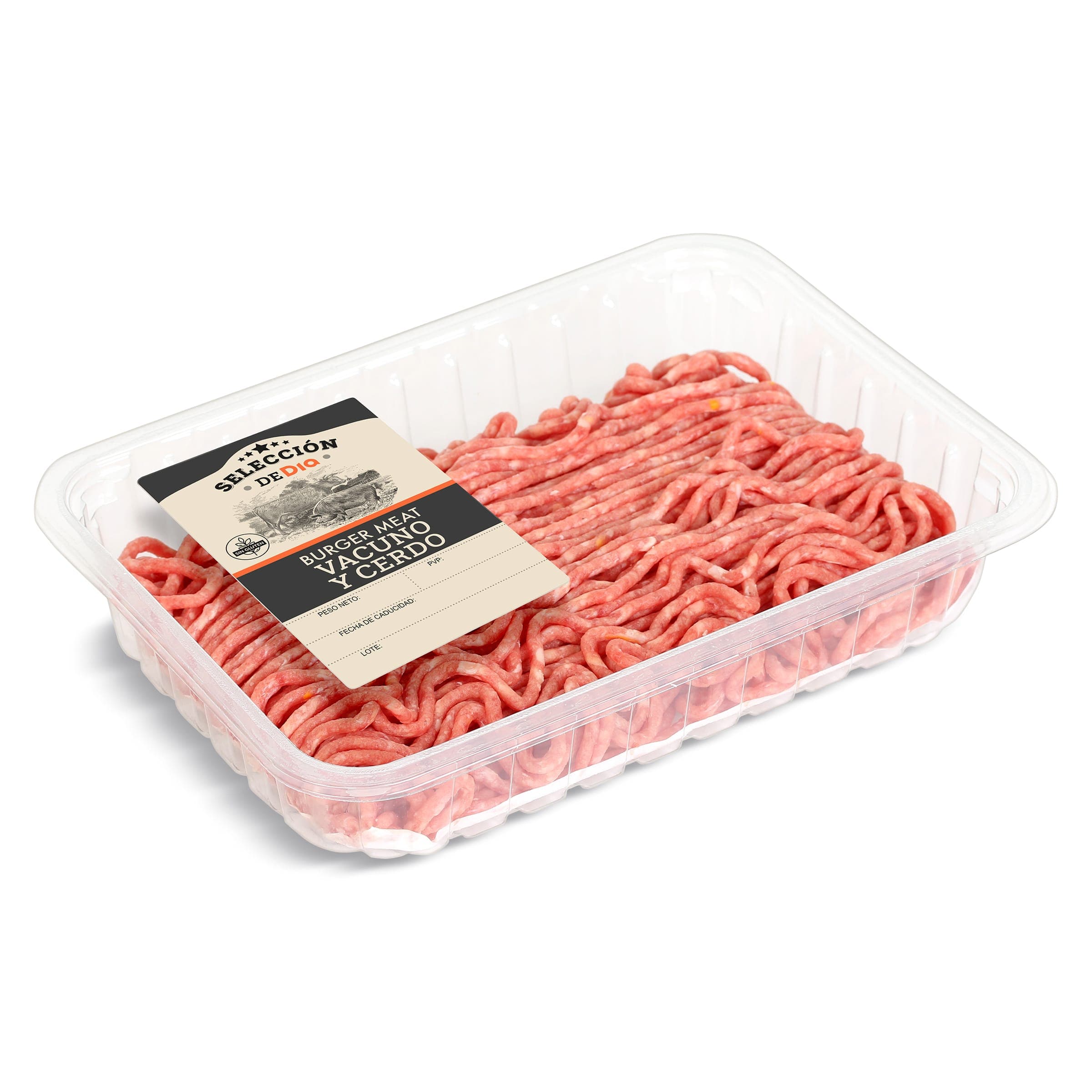 Carne picada de vacuno y cerdo Selección de Dia 500 g