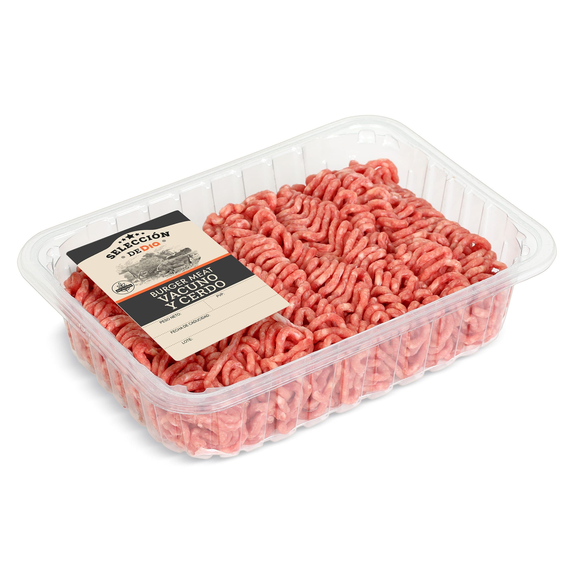 Carne picada de vacuno y cerdo Selección de Dia 900 g