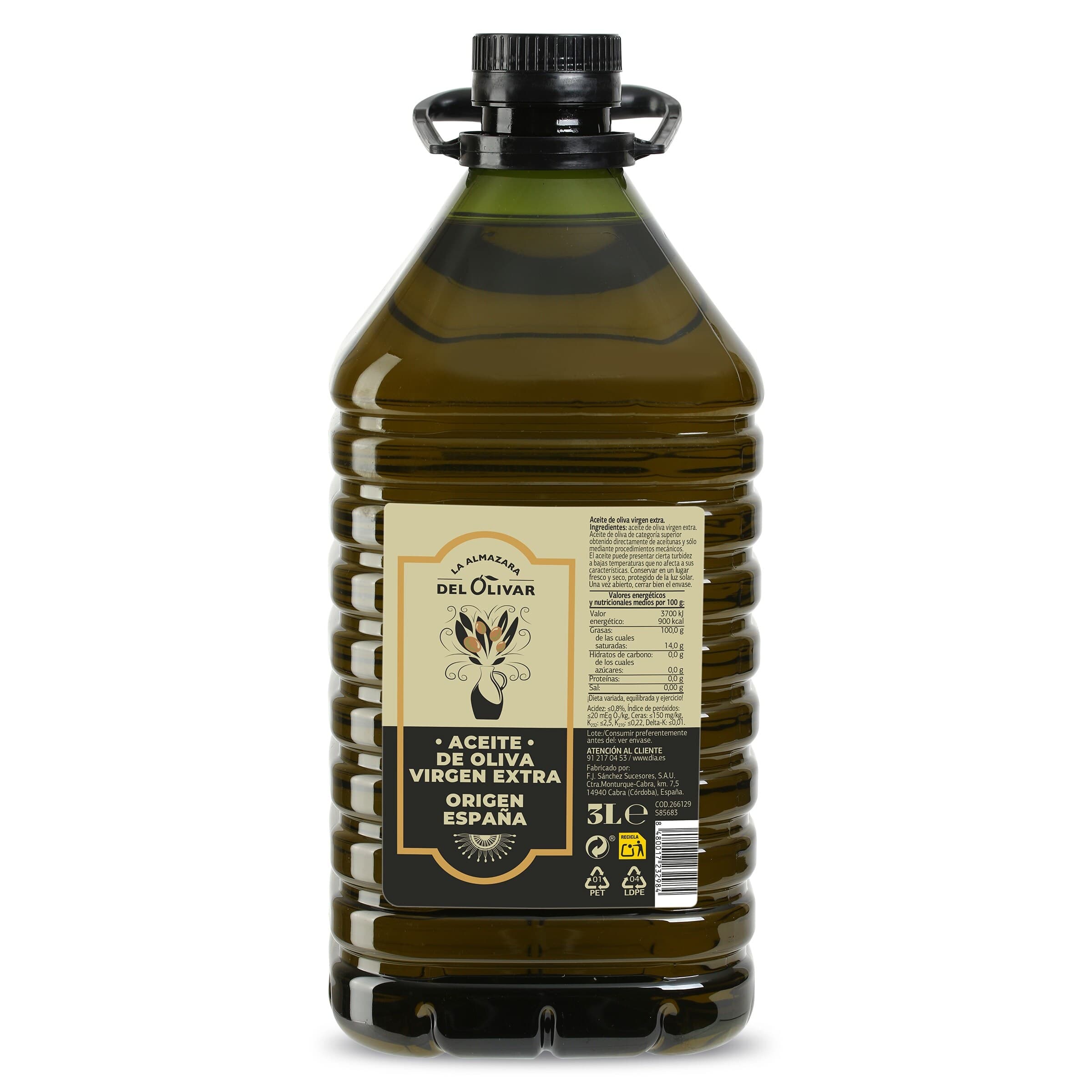 Aceite de oliva virgen extra Dia La Almazara del Olivar 3 L