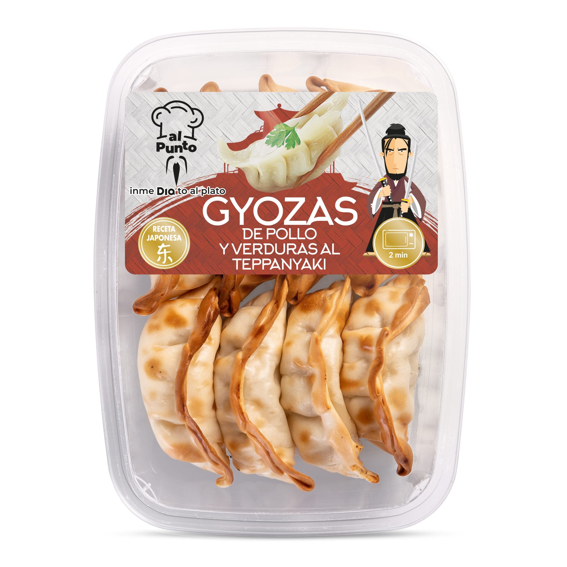 Gyozas de pollo y verduras al teppanyaki Dia Al punto 140 g