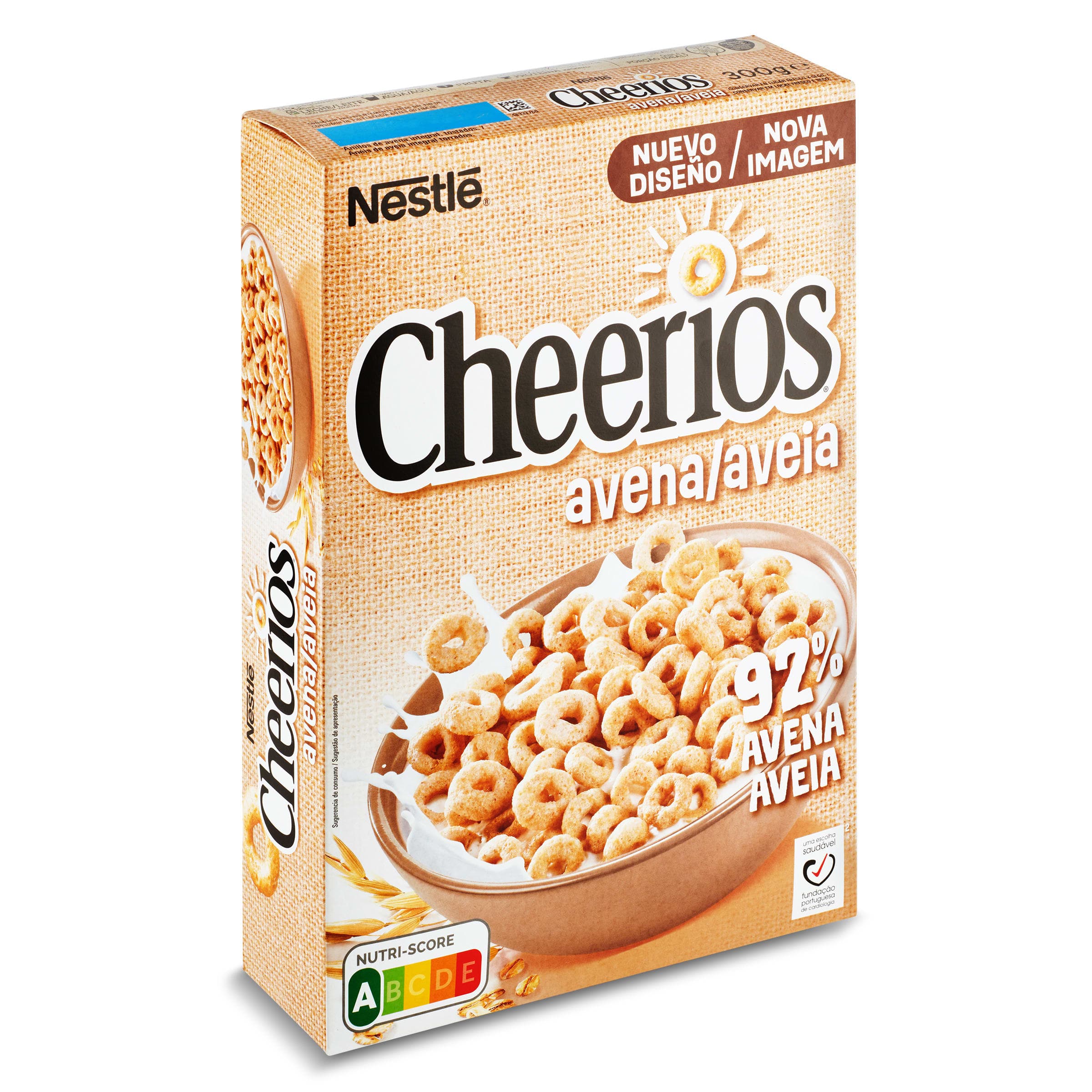 Cereales de desayuno con avena integral Nestlé Cheerios caja 300 g