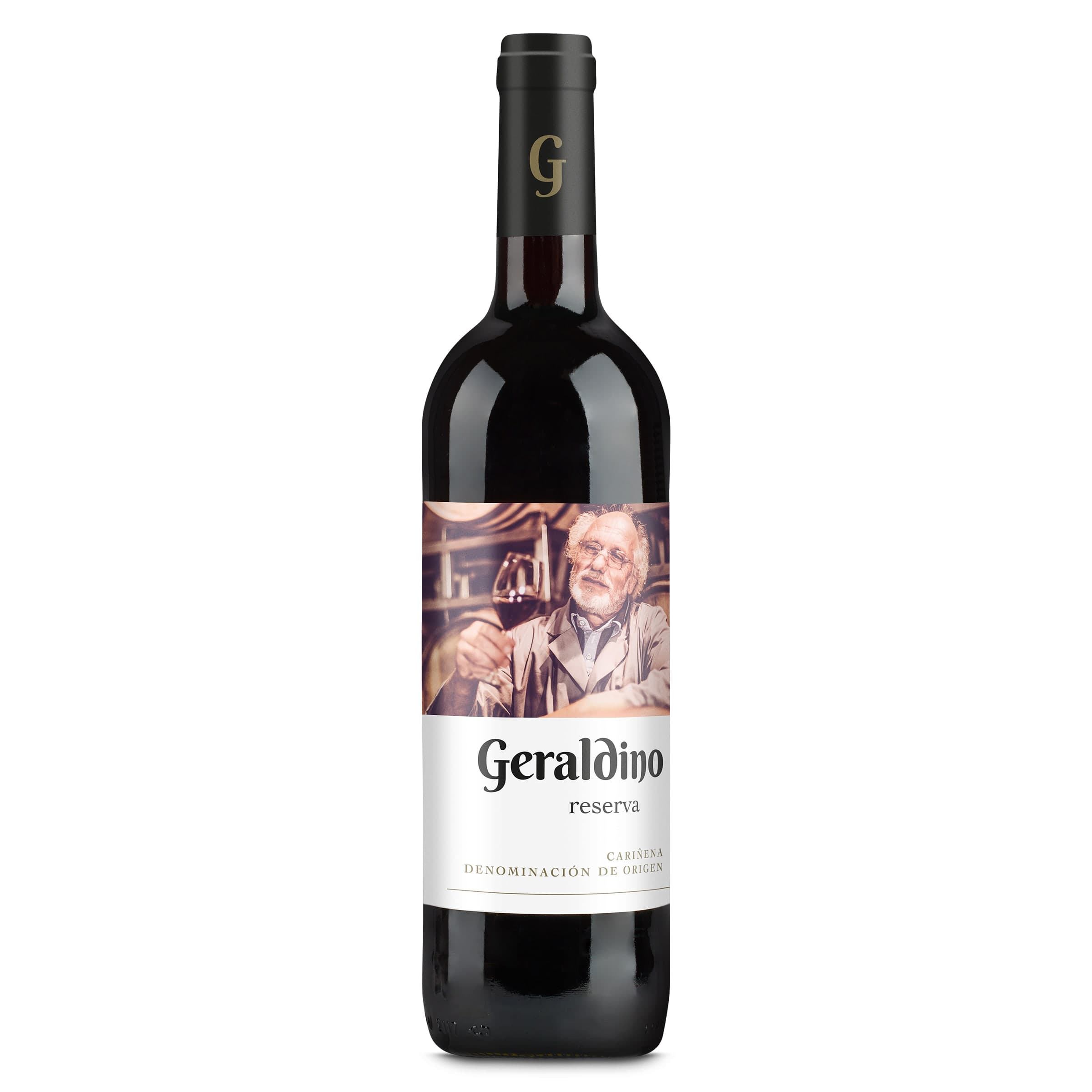 Vino tinto reserva D.O. Cariñena Geraldino 75 cl