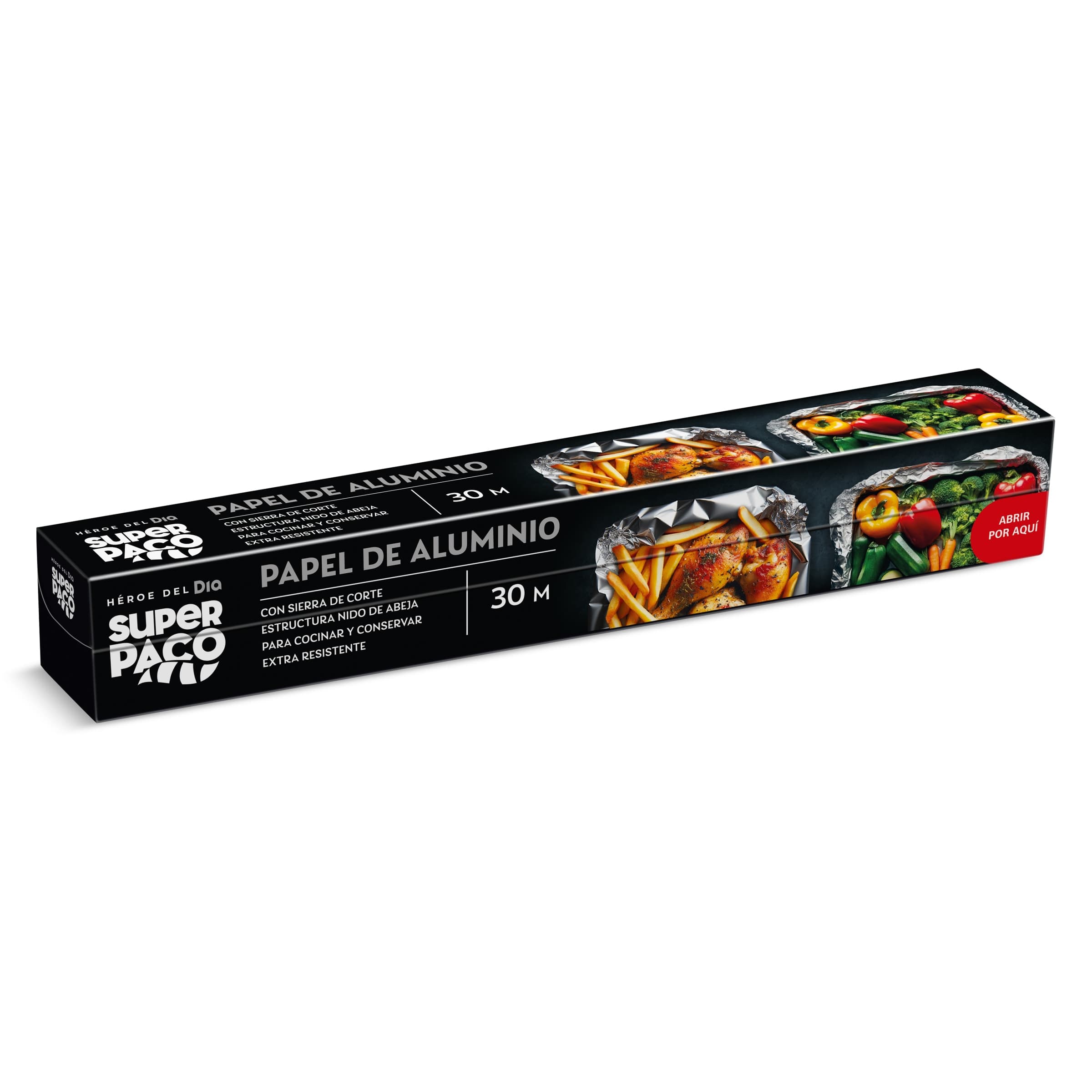 Papel de aluminio Super Paco de Dia caja 30 m