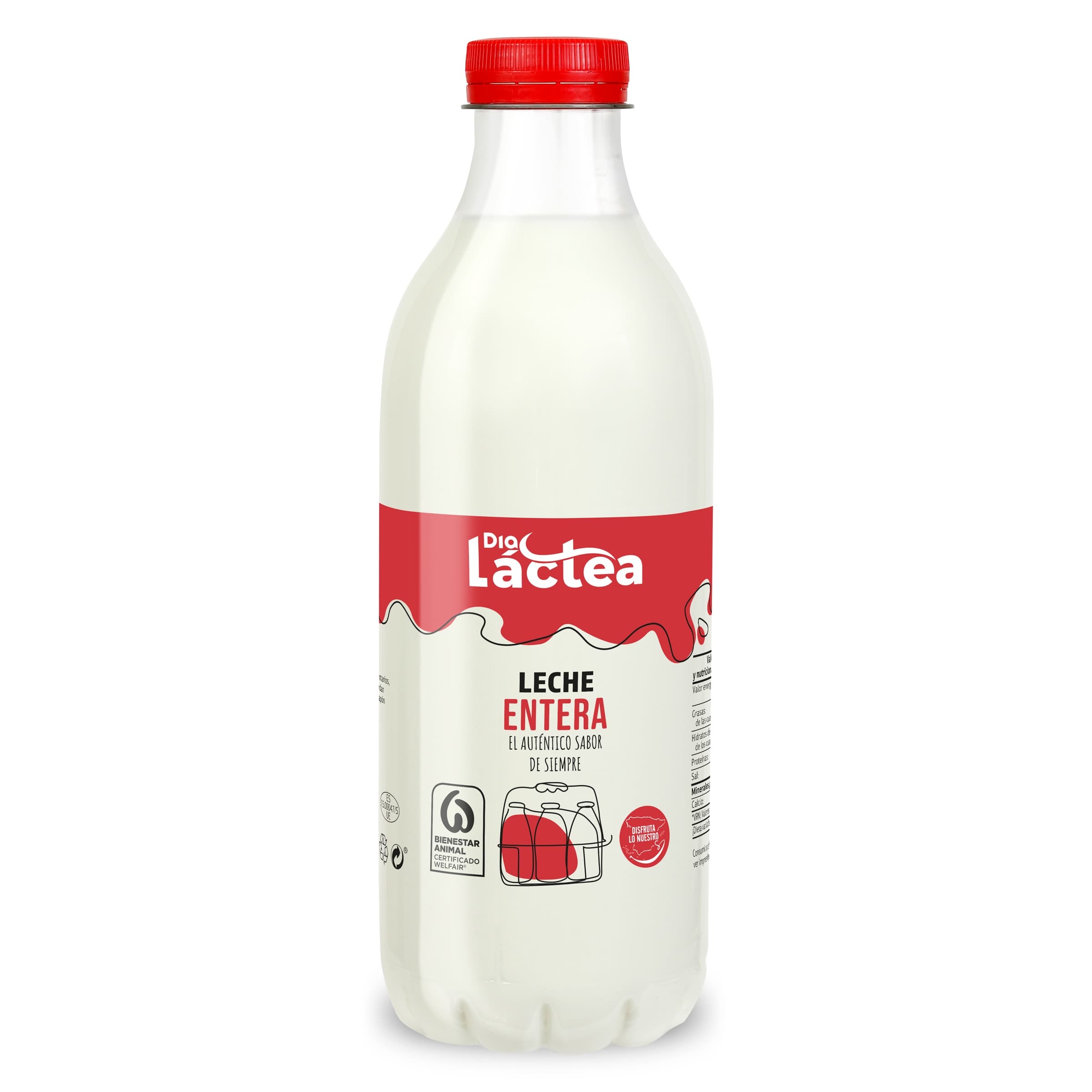 Leche fresca entera Dia Láctea botella 1 L