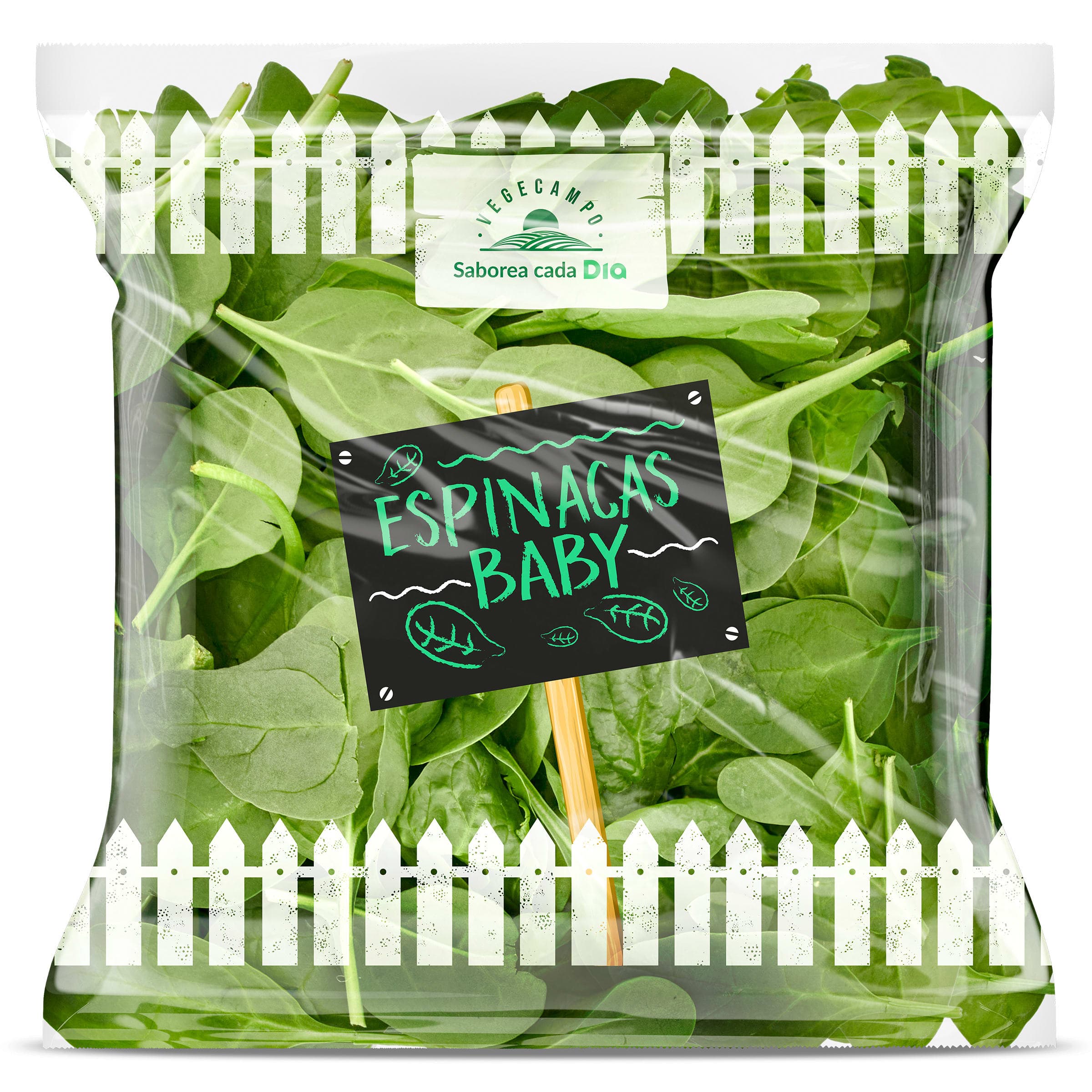 Brotes de espinaca baby Dia Vegecampo bolsa 70 g