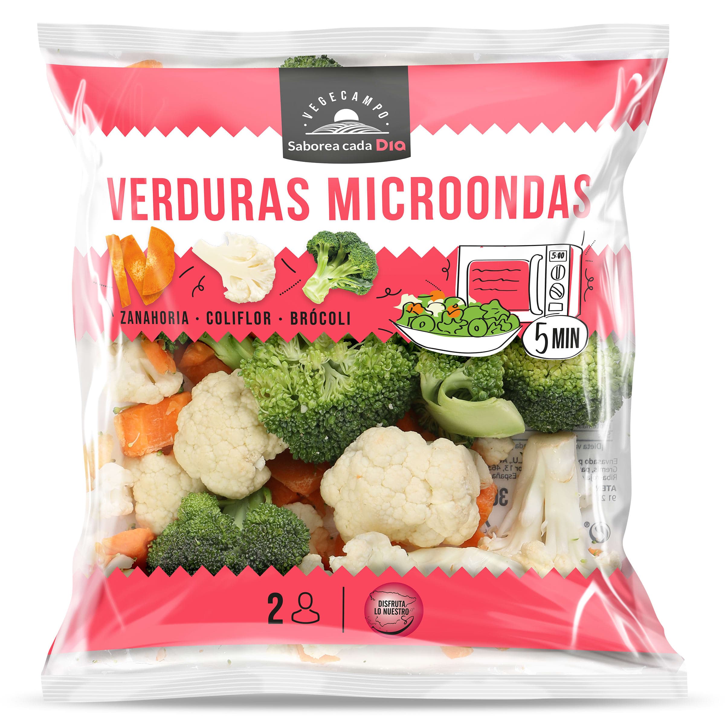 Verduras para microondas Dia Vegecampo 300 g