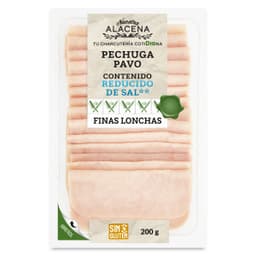 Pechuga de pavo bajo en sal Dia Nuestra Alacena 200 g