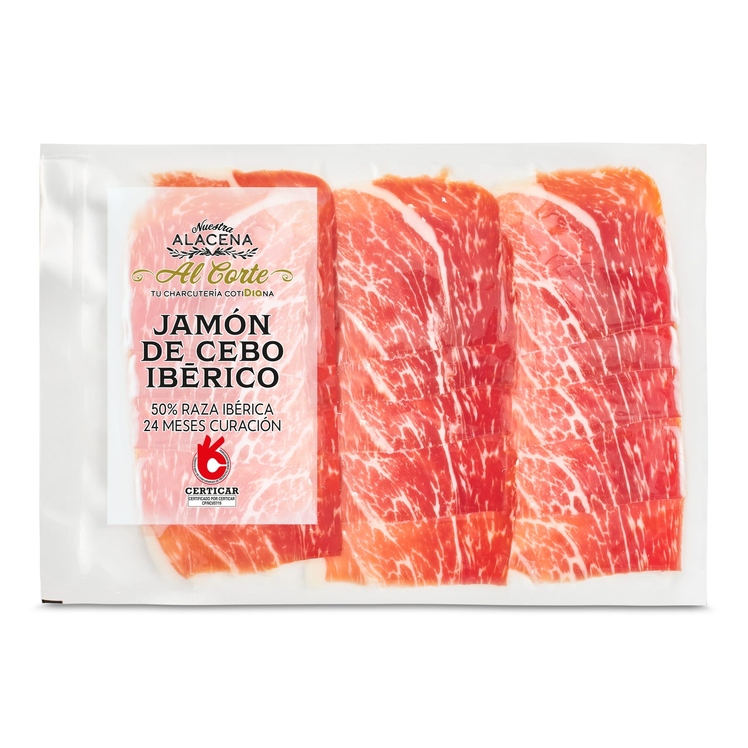 Jamón de cebo ibérico 50% Dia Nuestra Alacena 90 g