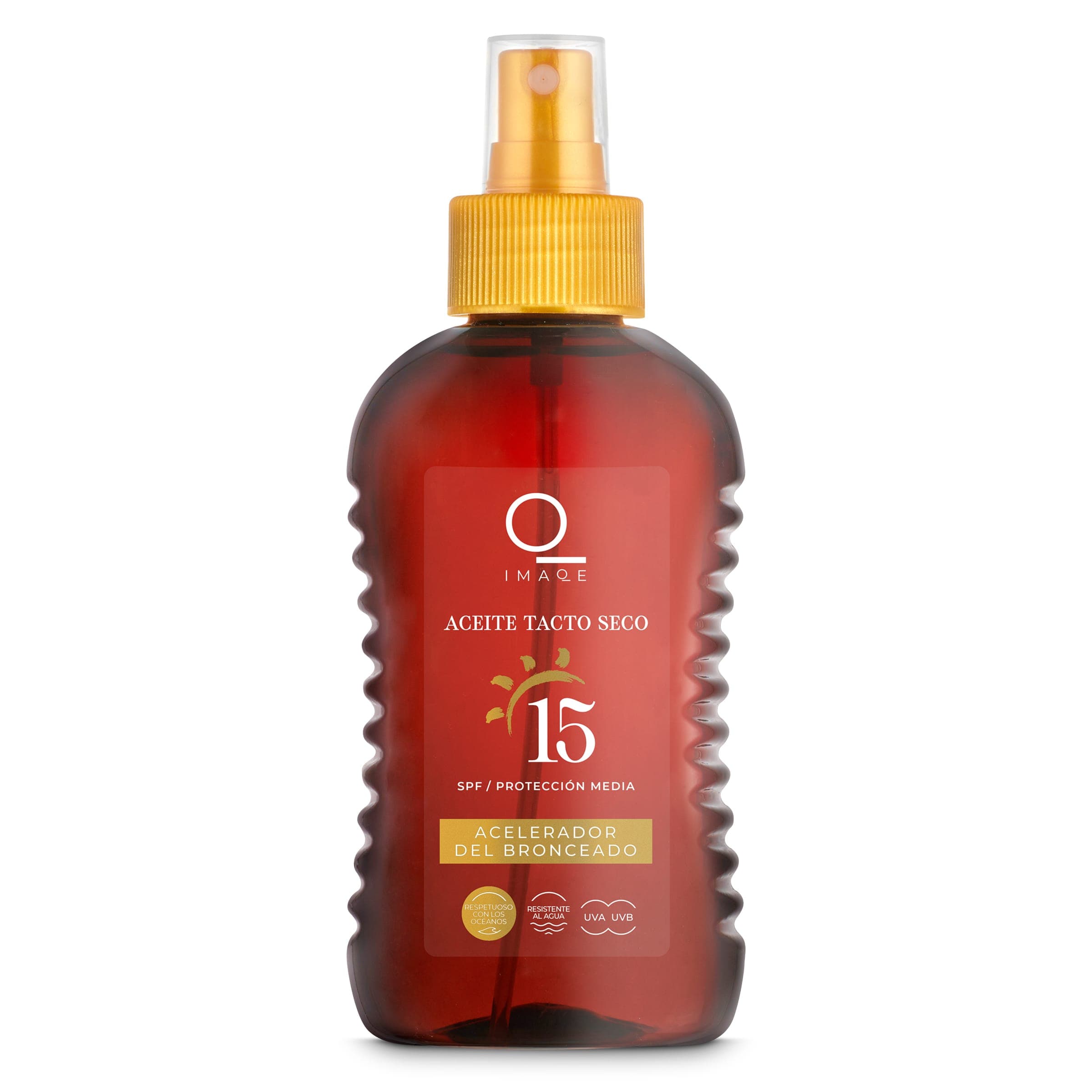 Aceite solar tacto seco con acelerador spf 15 Dia Imaqe spray 250 ml