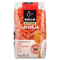 Hélices 100% de lenteja roja Gallo 250 g