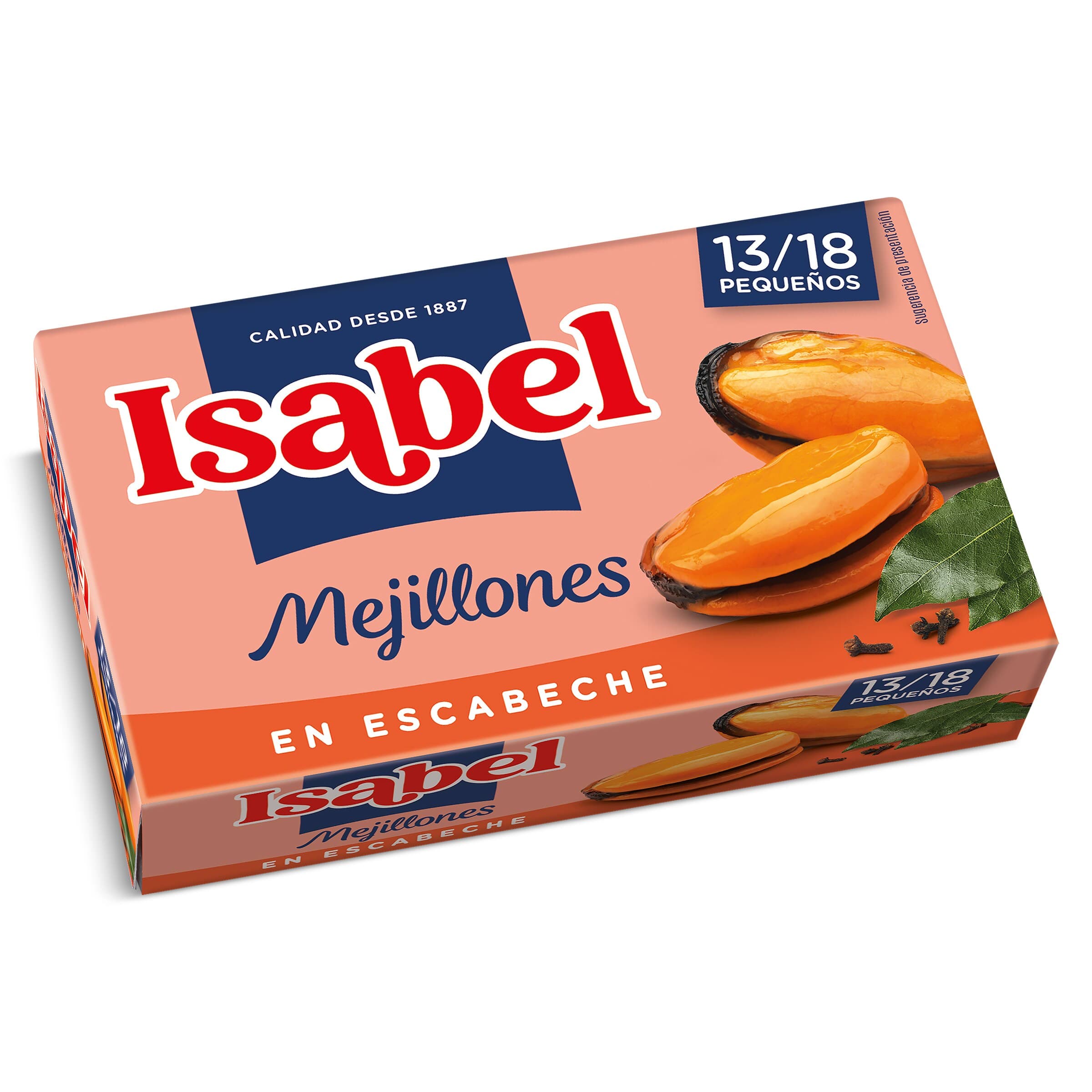 Mejillones en escabeche 13/18 piezas Isabel 69 g