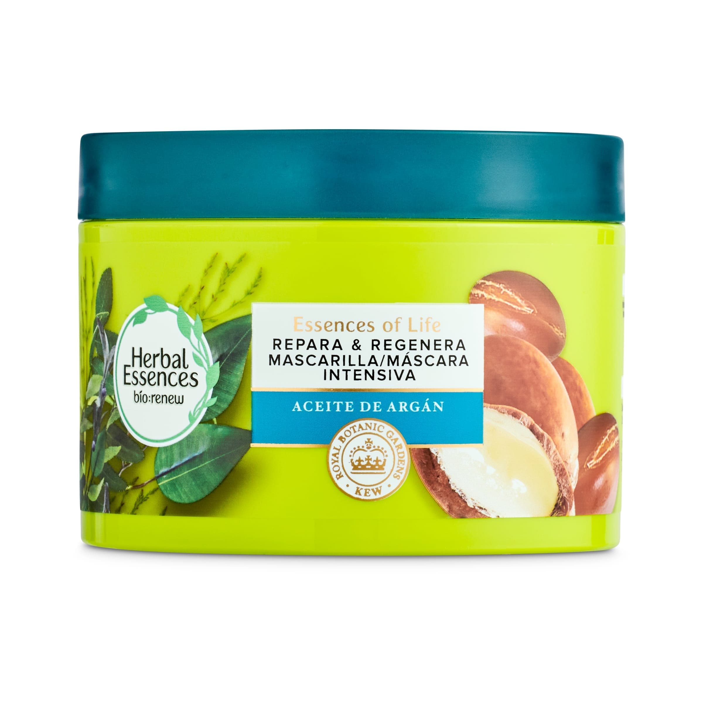 Mascarilla reparadora con aceite argán Herbal Essences frasco 450 ml