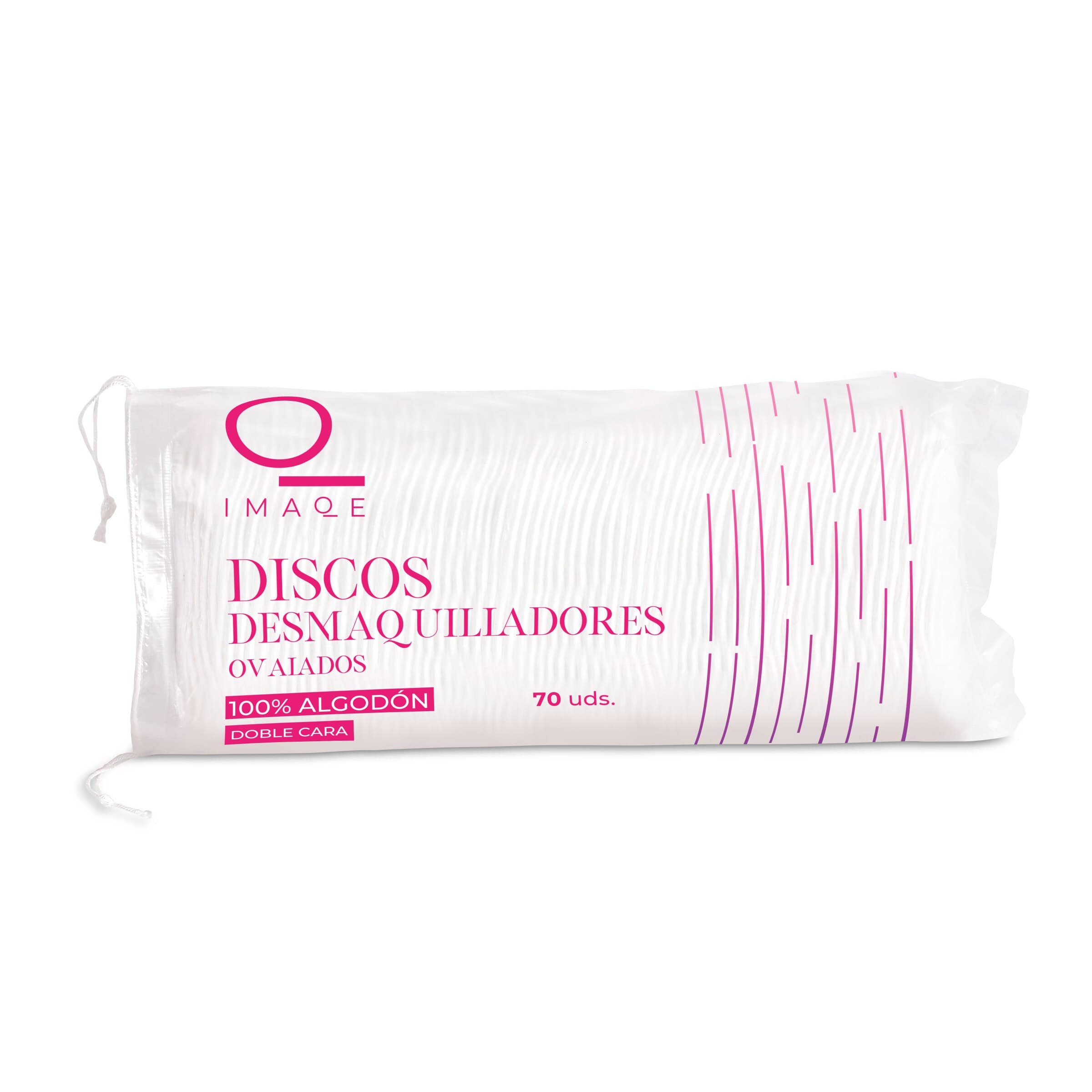 Discos de algodón desmaquillantes ovalados Dia Imaqe bolsa 70 unidades