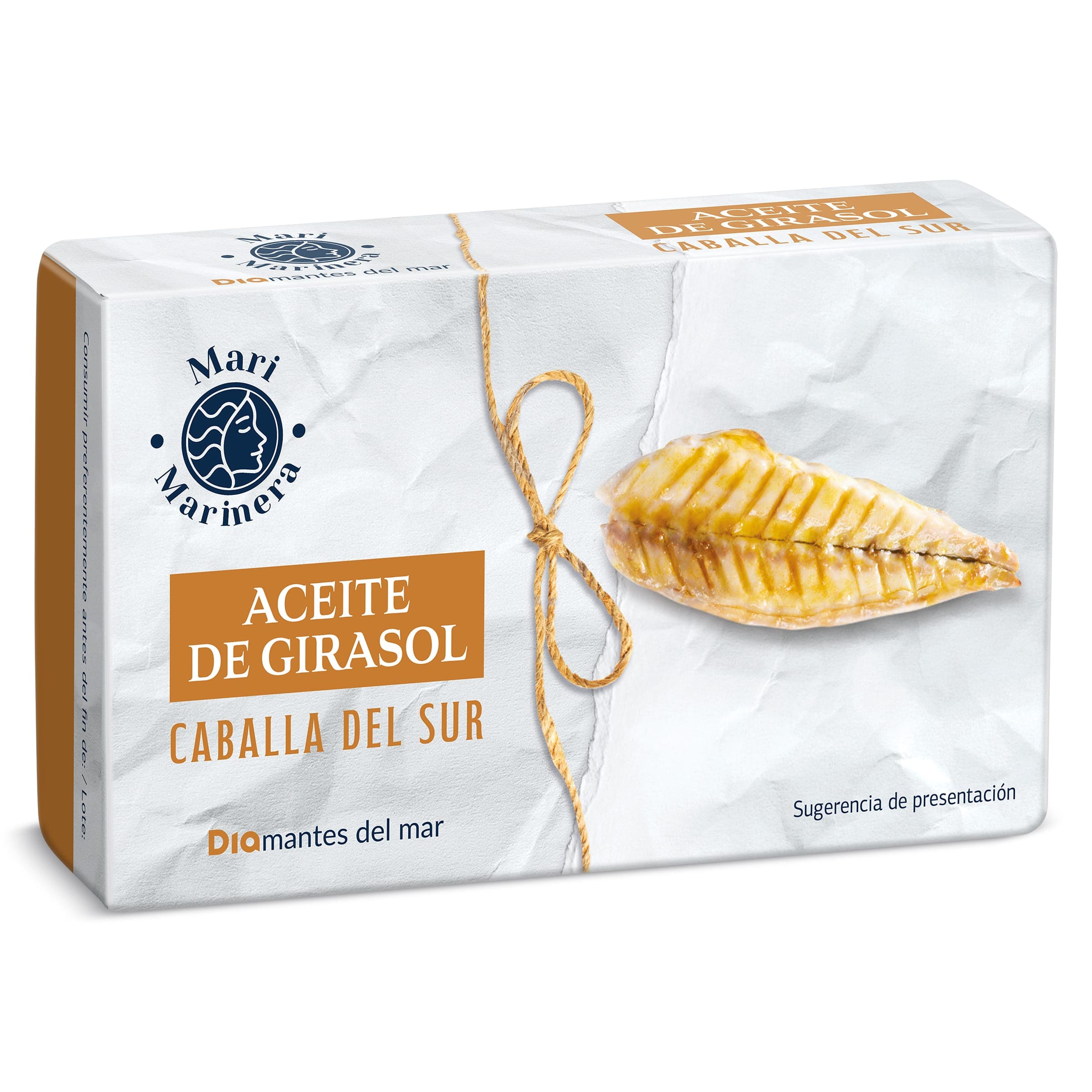 Filetes de caballa del sur en aceite de girasol Dia Mari Marinera 85 g