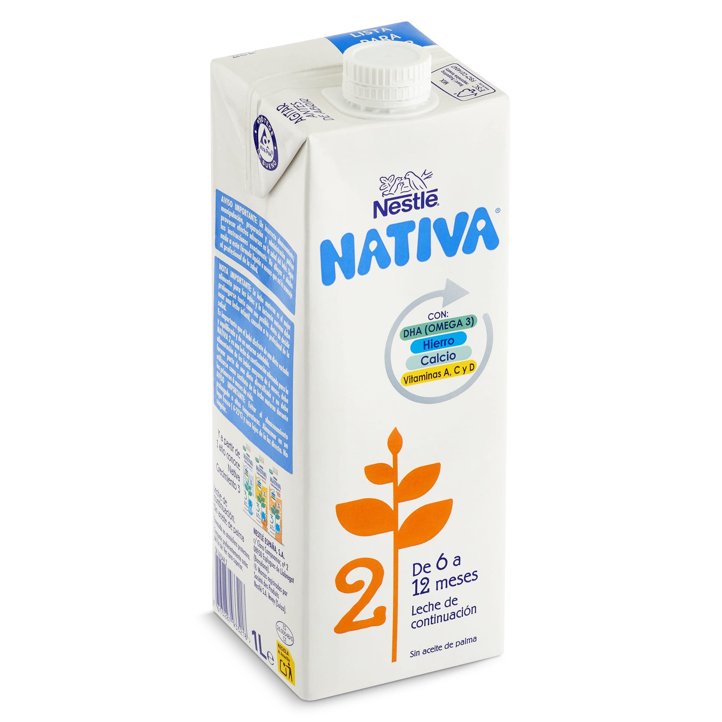 Leche de continuación Nativa 1 L