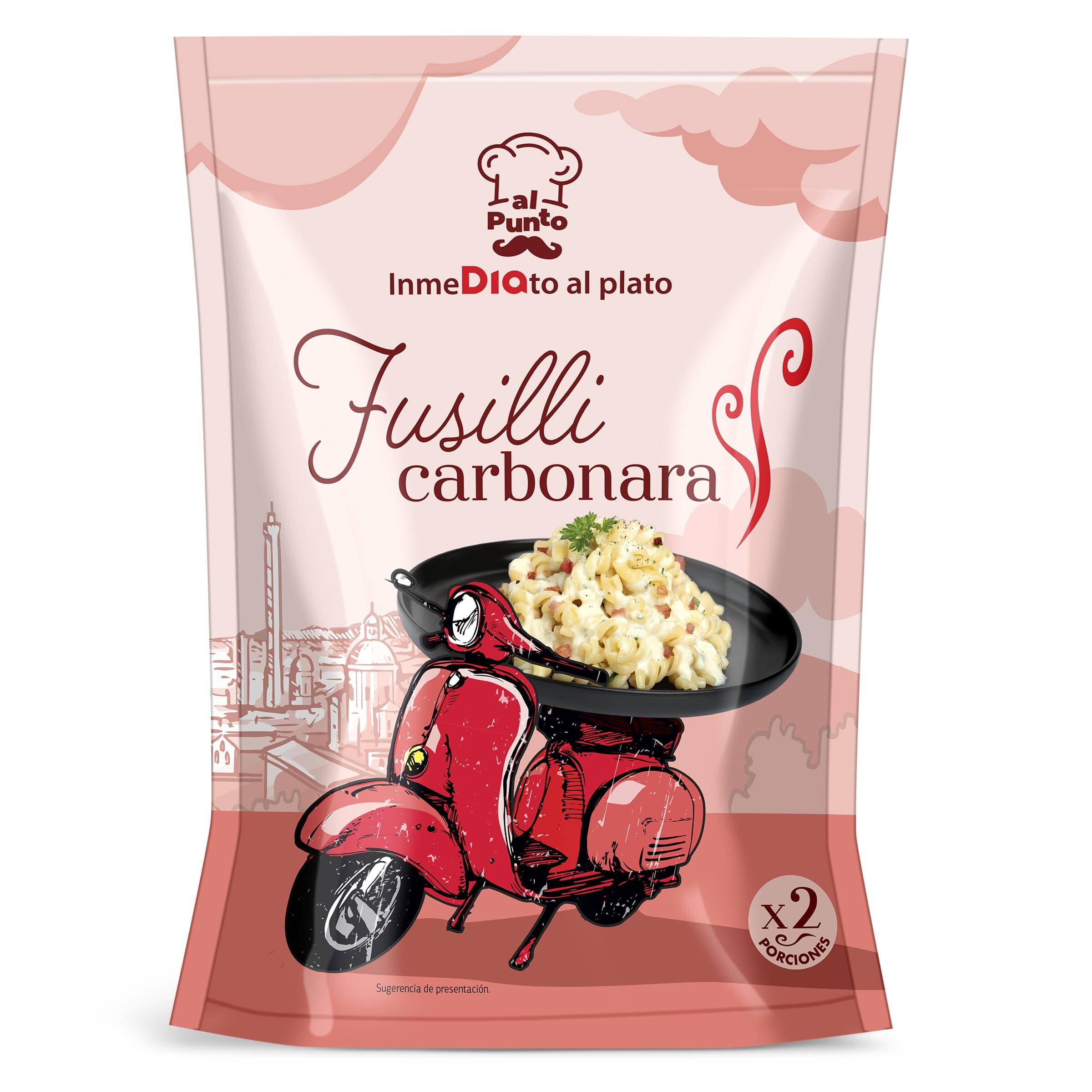 Fusilli a la carbonara Dia Al Punto 145 g