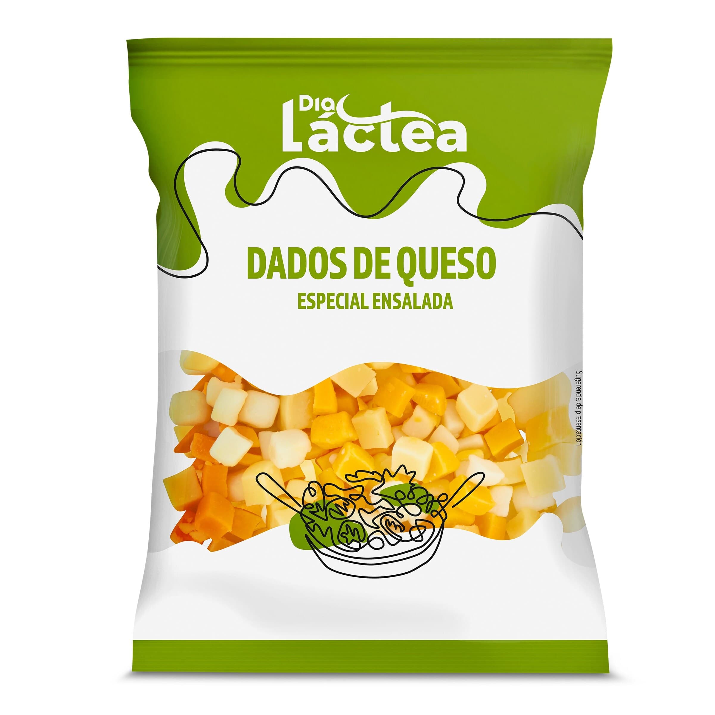 Dados de queso para ensalada Dia Láctea 100 g