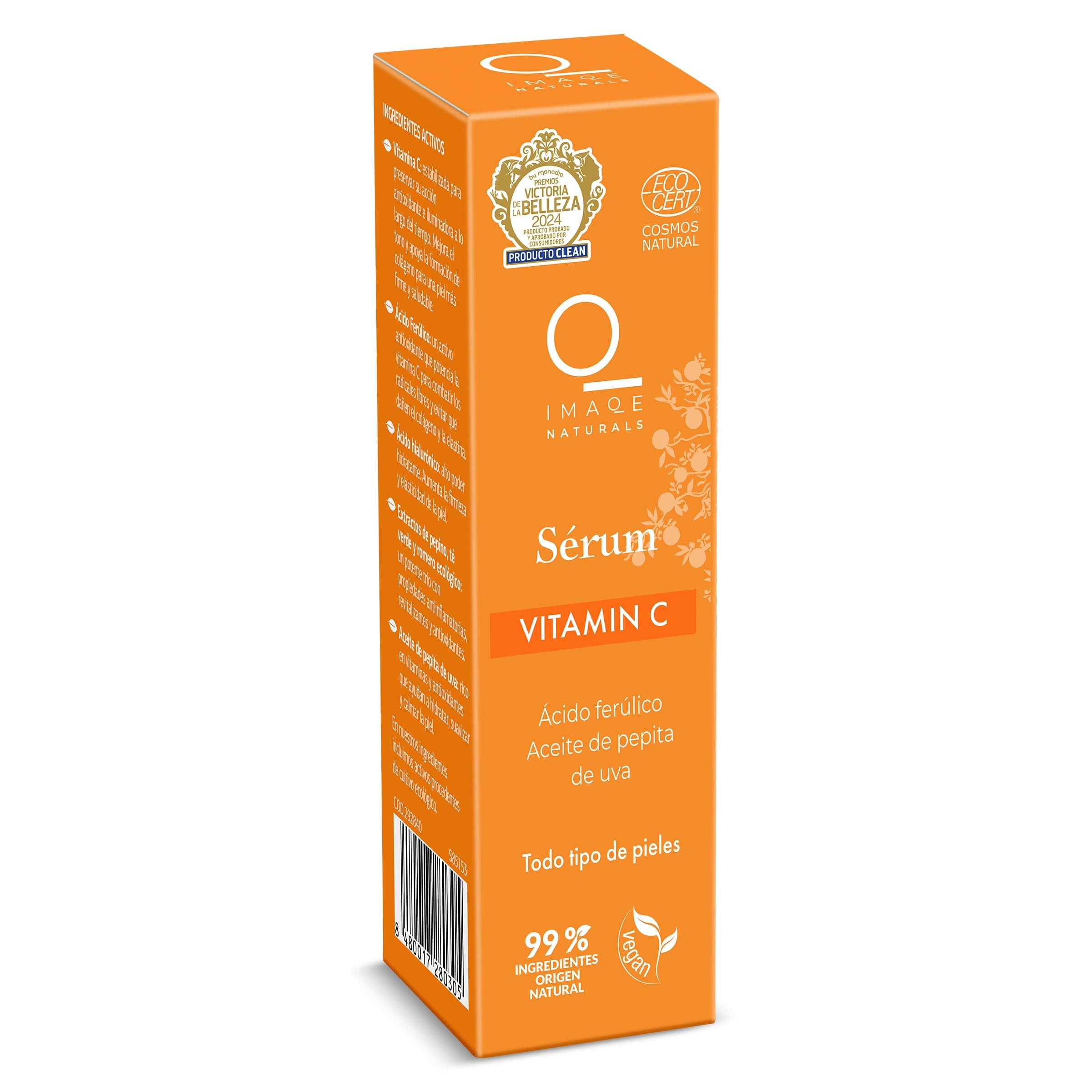 Sérum facial natural vitamina C ecocert Dia Imaqe bote 30 ml