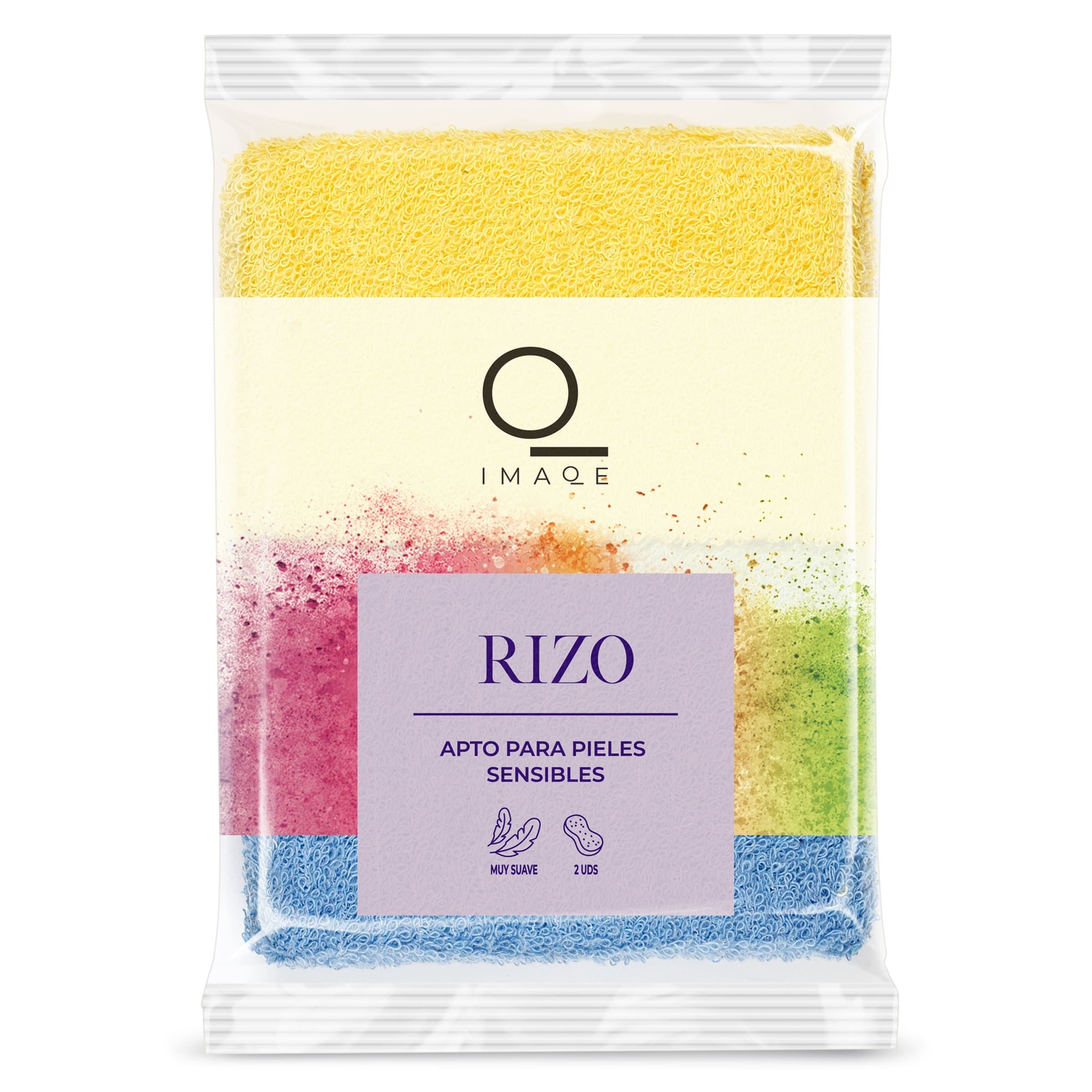 Esponjas de baño de rizo extrasuave Dia Imaqe bolsa 2 unidades