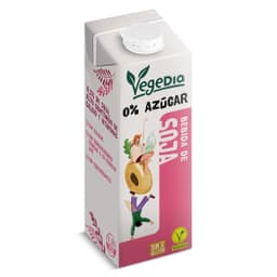 Bebida de soja 0% azúcares Dia Vegedia 1 L