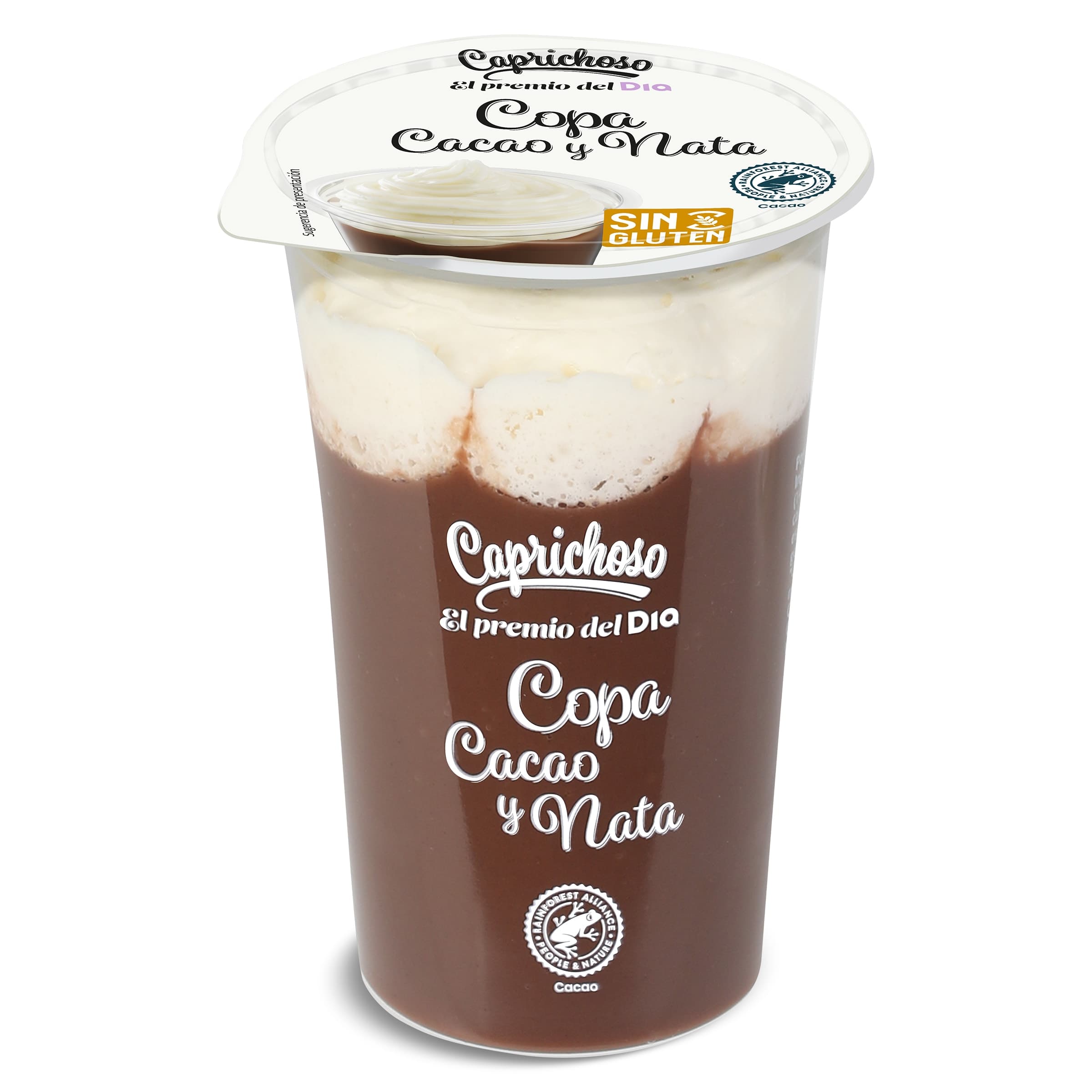 Copa de cacao y nata Dia Caprichoso vaso 200 g