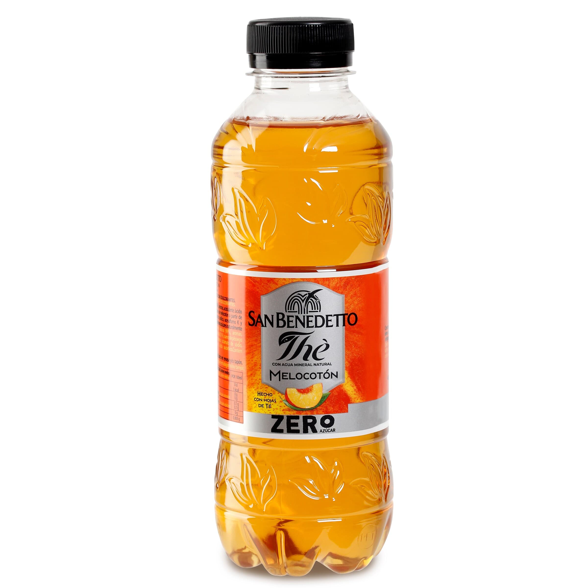 Refresco de té con melocotón zero San Benedetto 500 ml