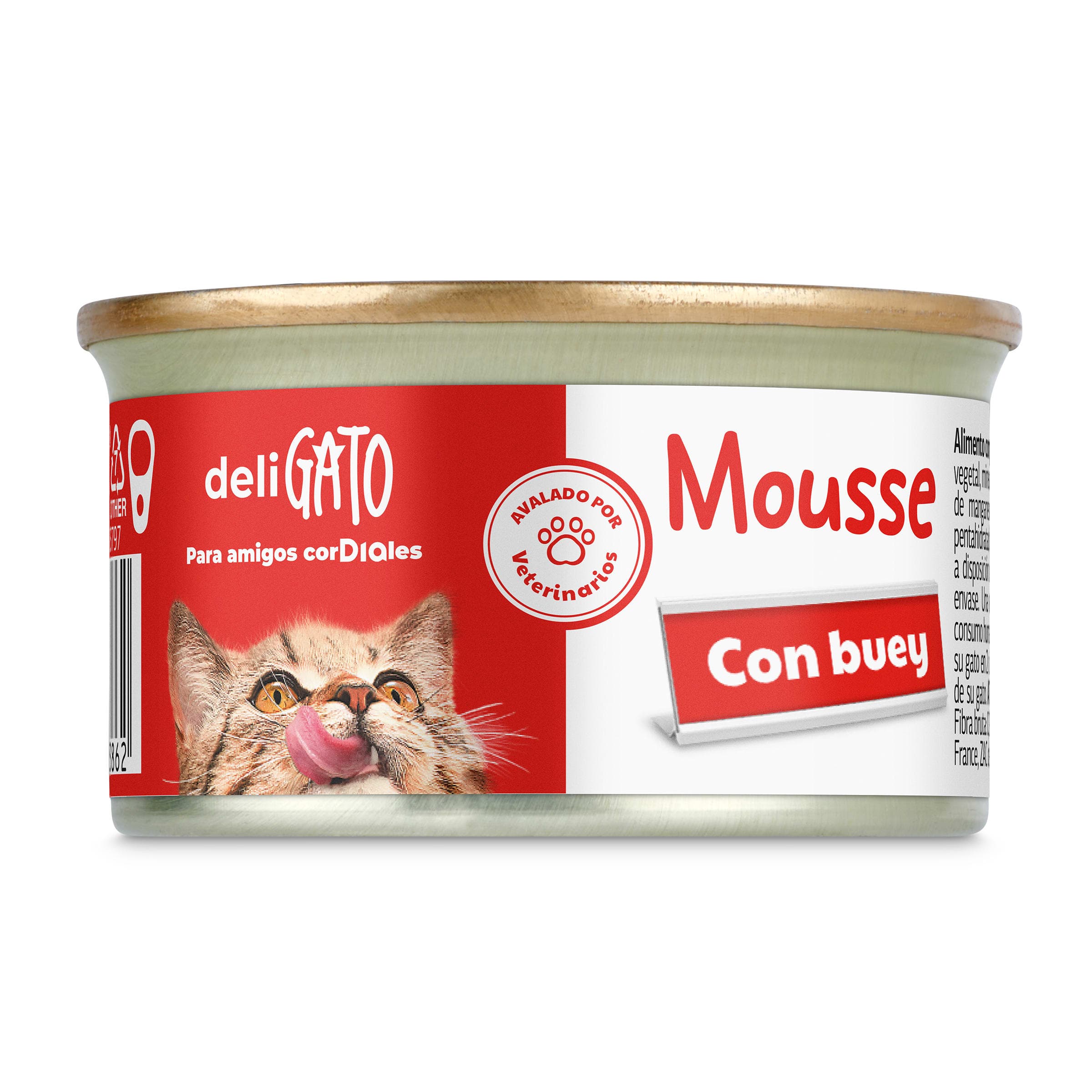 Mousse para gatos con buey Deligato de Dia lata 85 g
