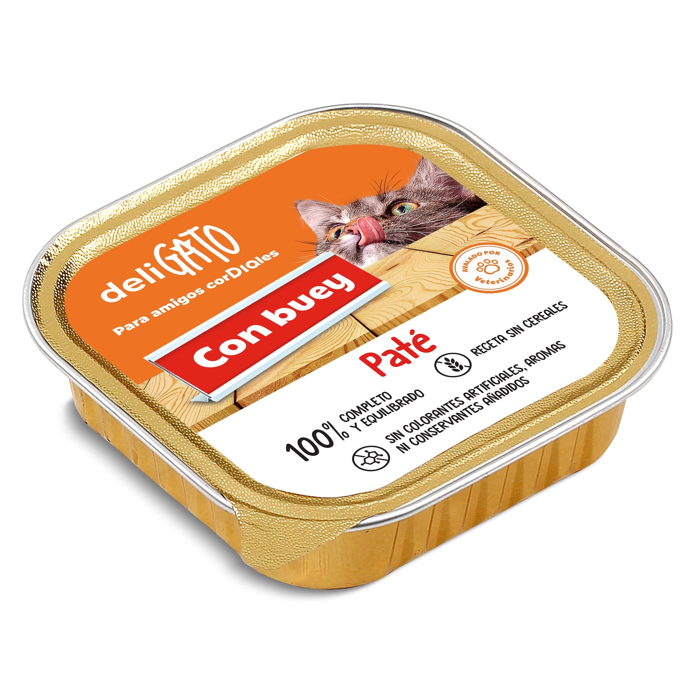 Paté para gato con buey Deligato de Dia tarrina 100 g