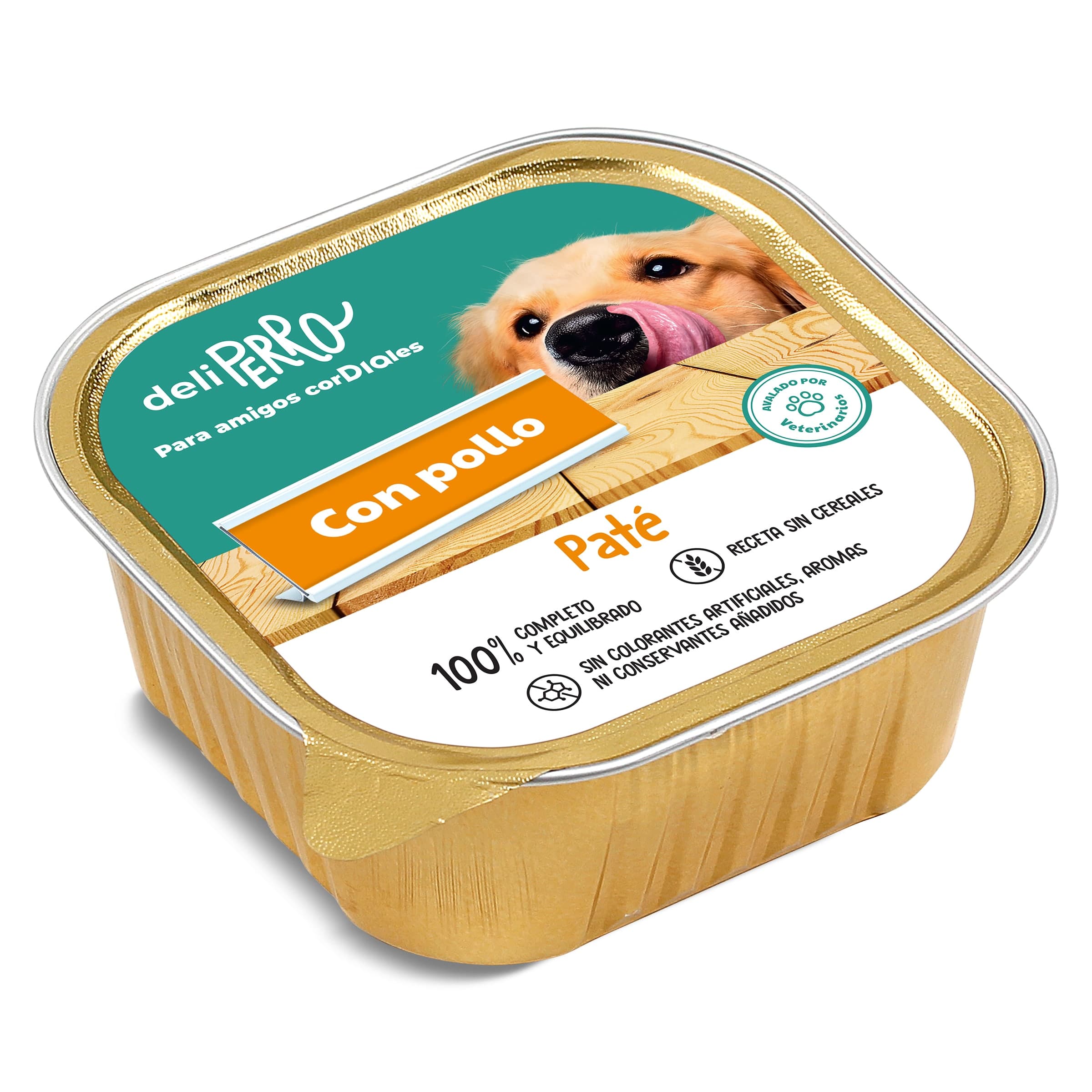 Paté para perro con pollo Deliperro de Dia tarrina 300 g