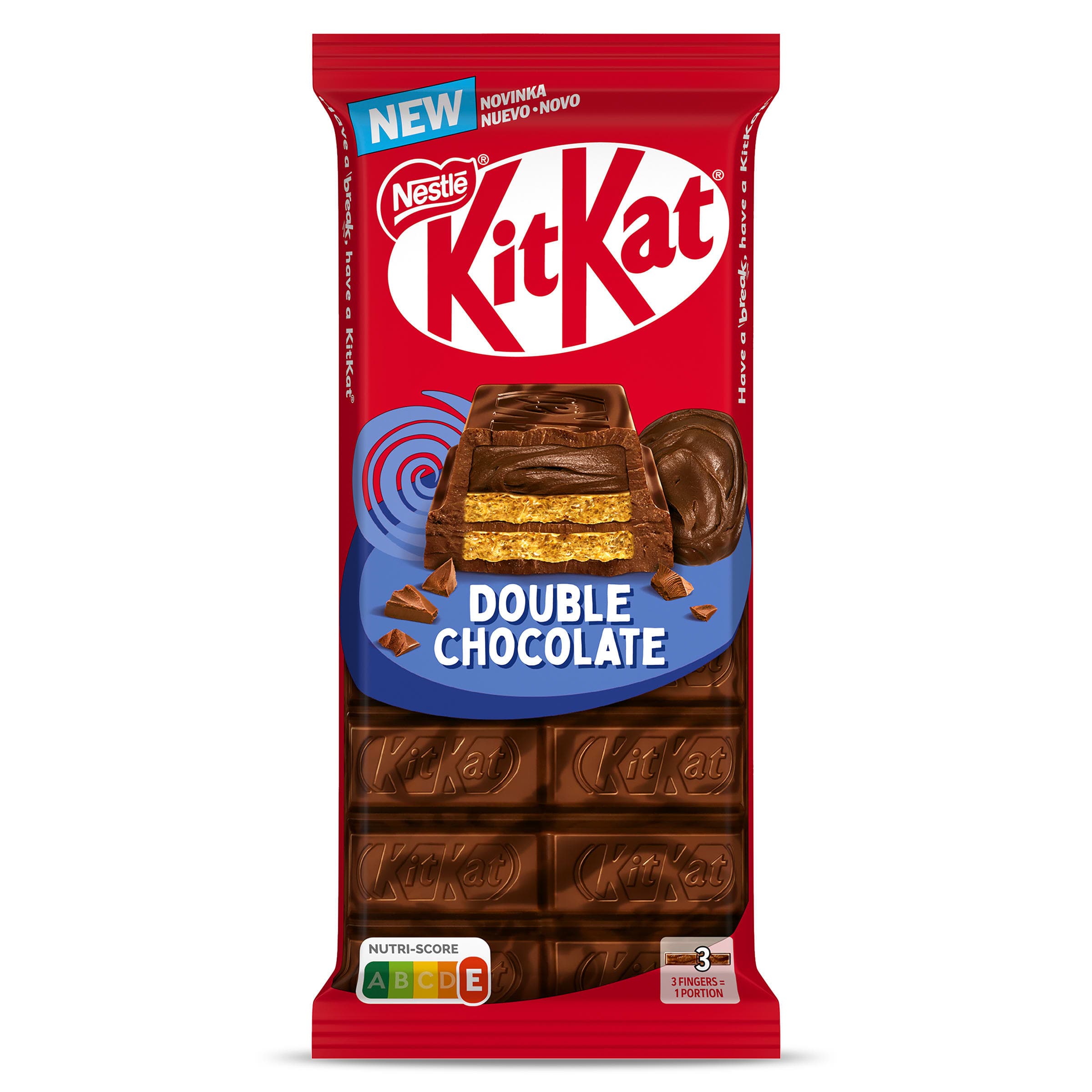 Barritas de galleta con doble chocolate Kit Kat 99 g