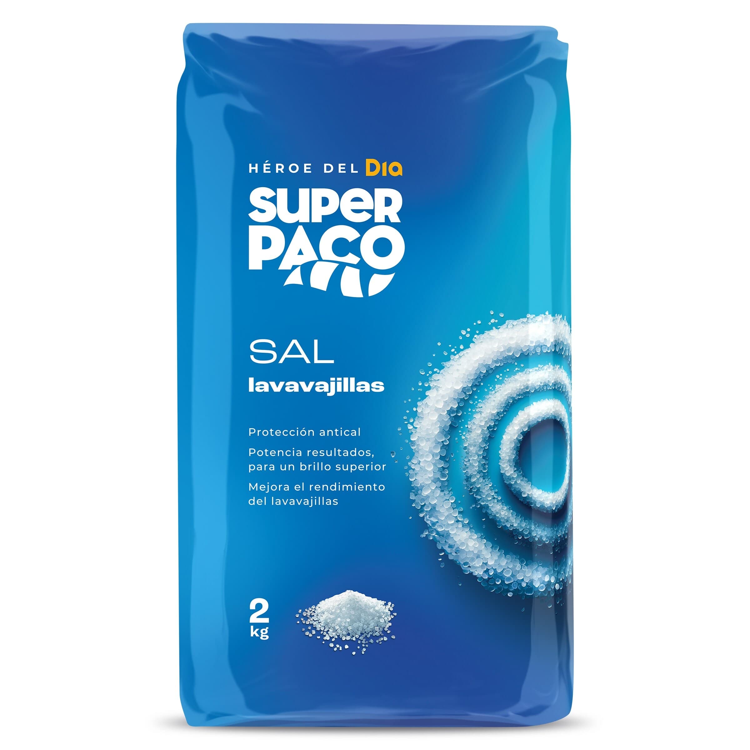 Sal para lavavajillas Super Paco de Dia bolsa 2 Kg
