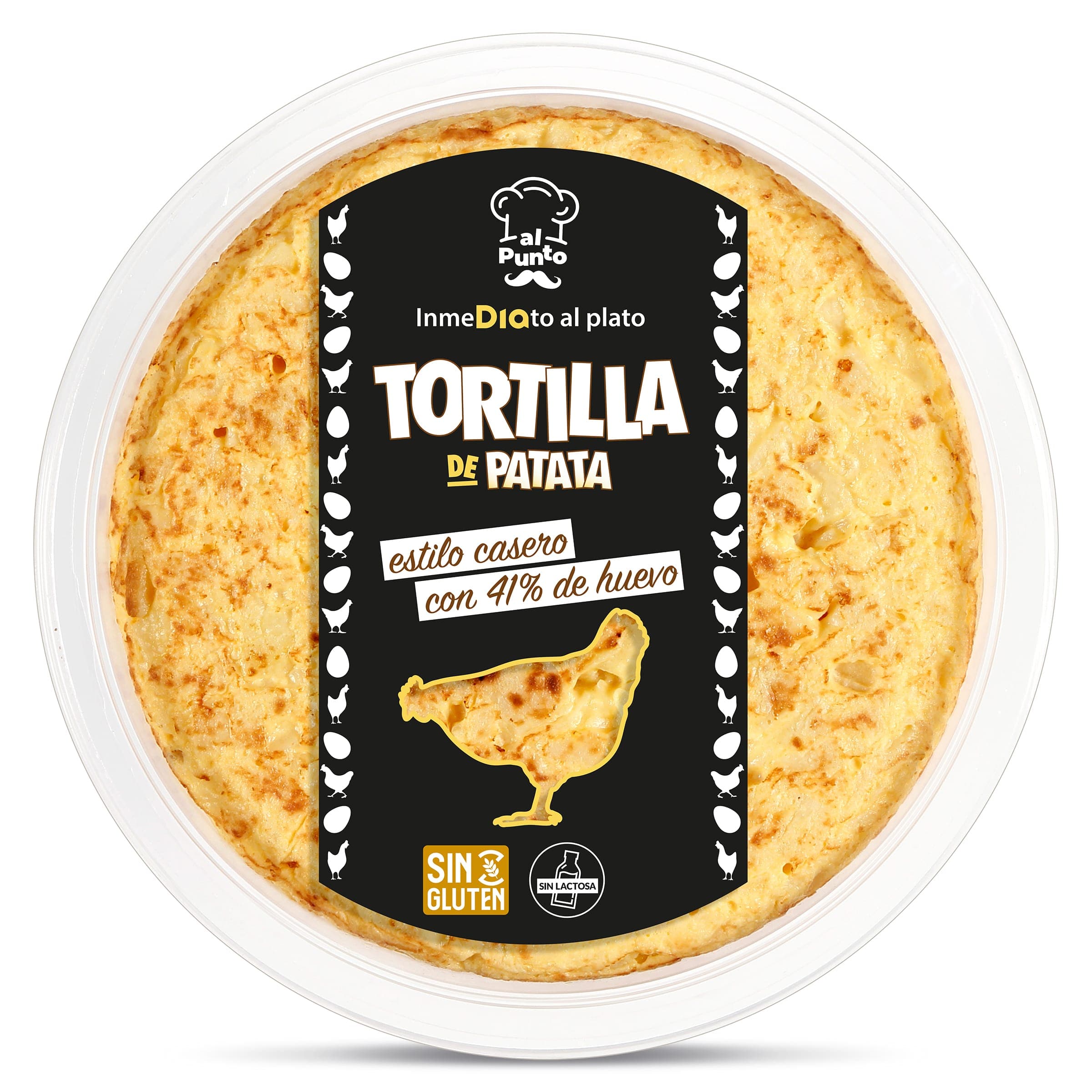 Tortilla de patata estilo casero 41% huevo Dia Al Punto 600 g