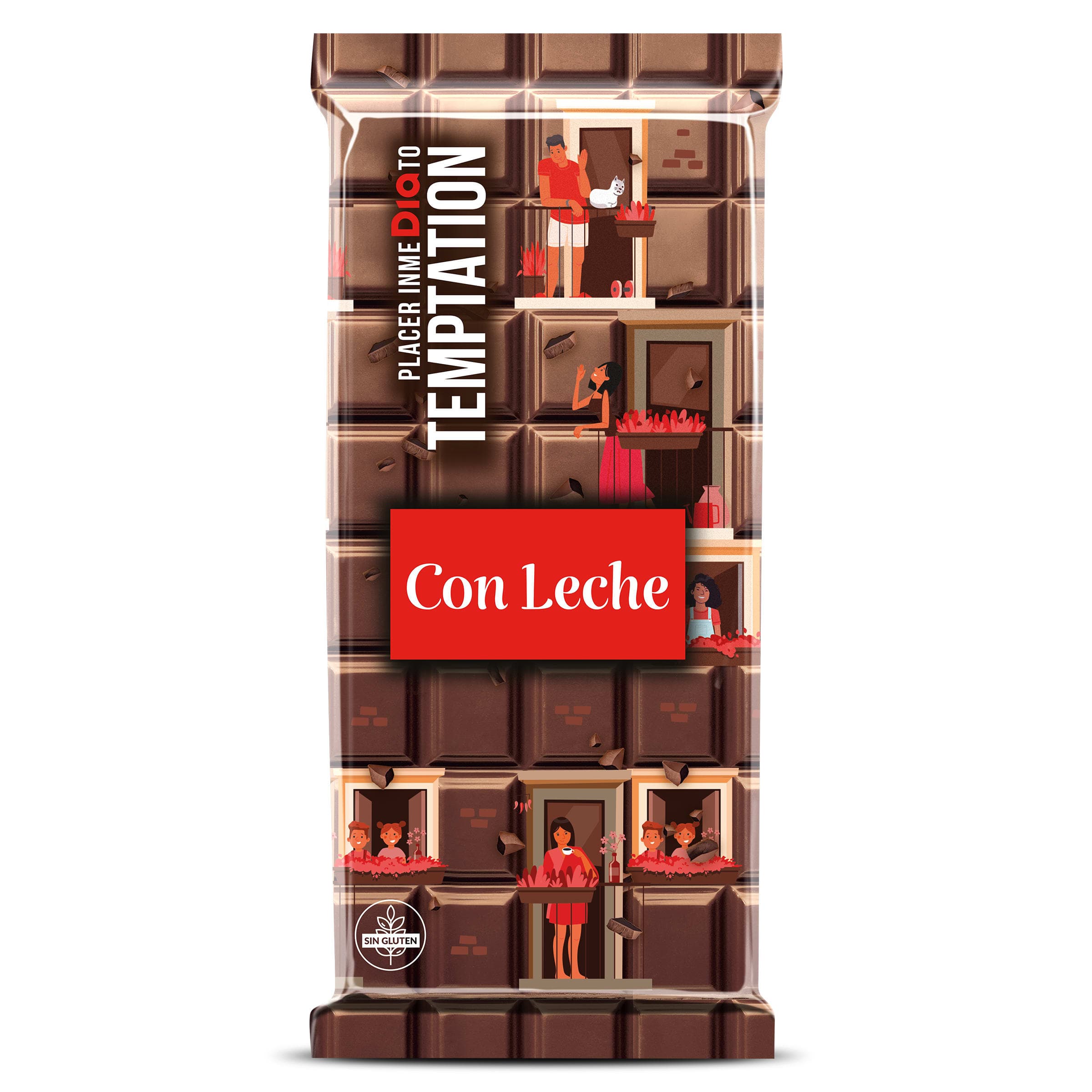 Chocolate con leche Dia Temptation 100 g