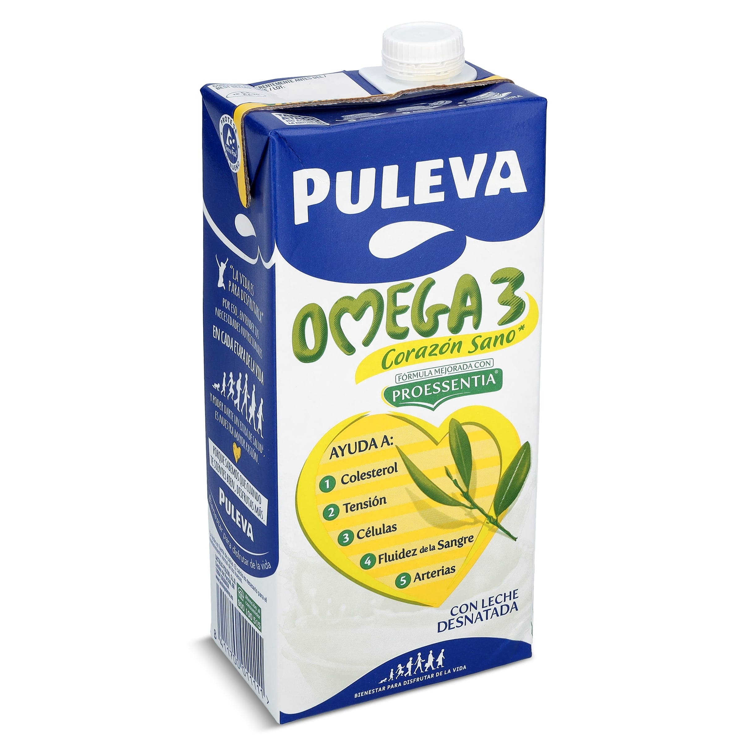 Leche desnatada omega 3 Puleva 1 L