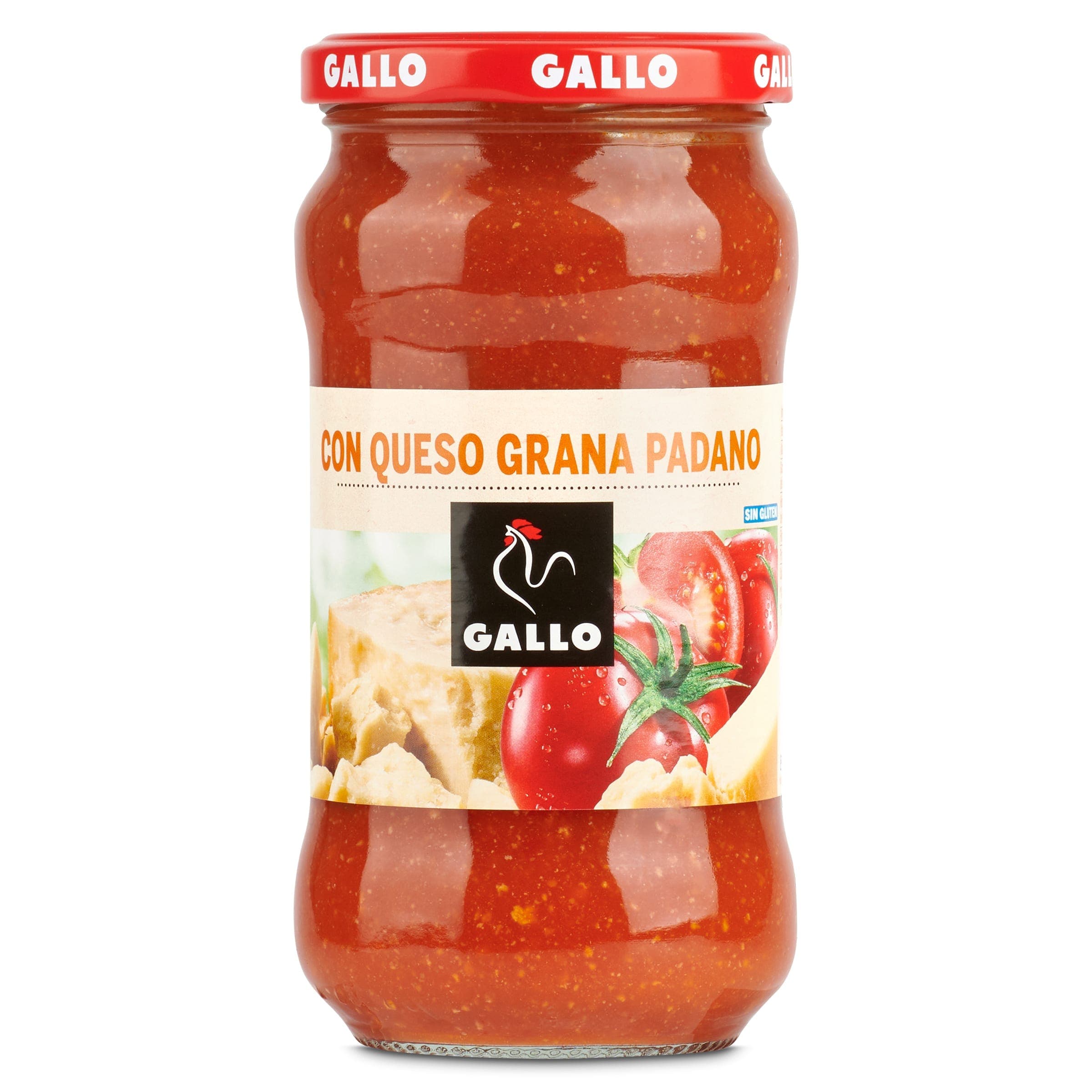 Salsa de tomate con queso grana padano Gallo 350 g