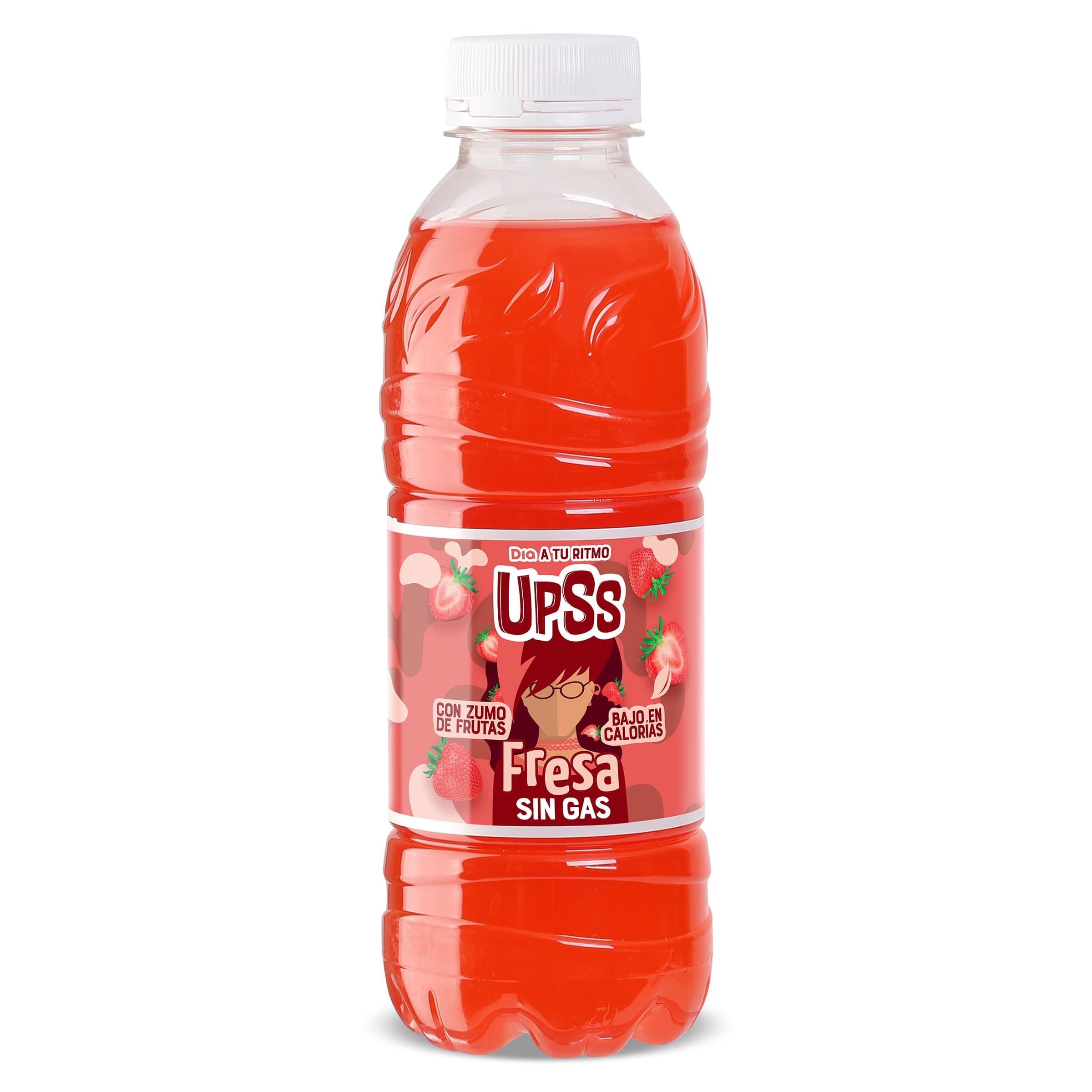 Refresco de fresa sin gas Dia Upss 500 ml