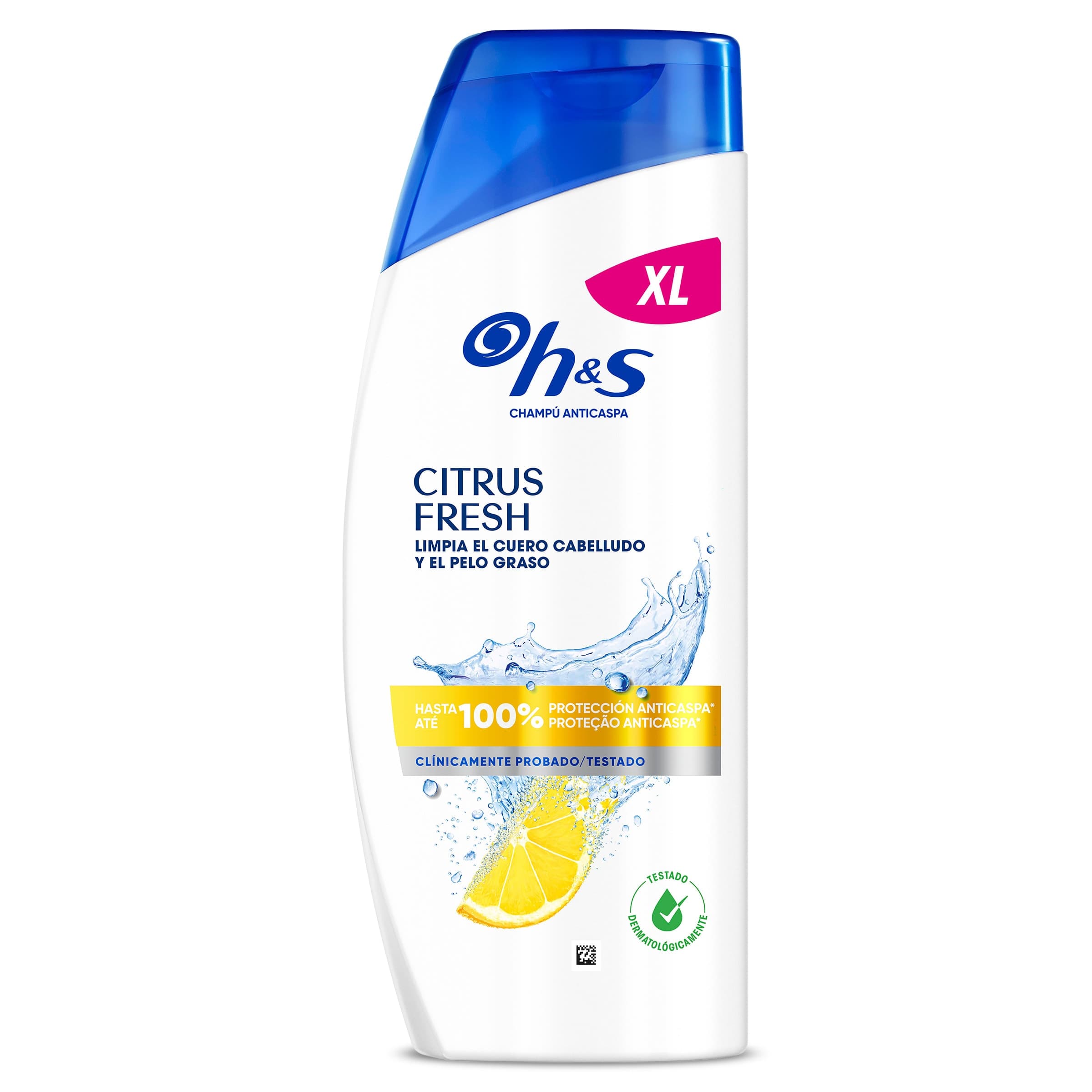 Champú anticaspa citrus fresh H&s botella 625 ml