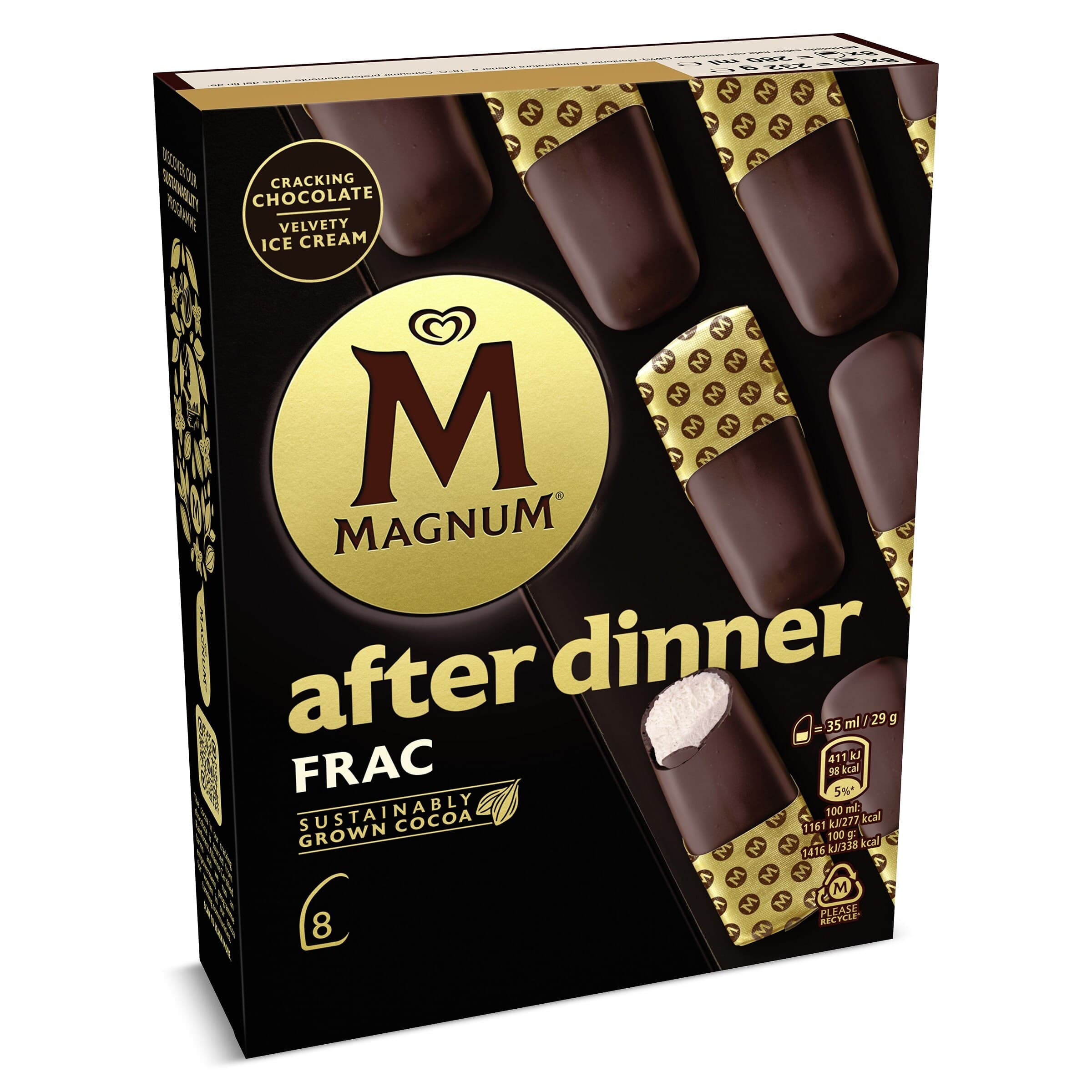 Magnum after dinner frac 8 x 29 g