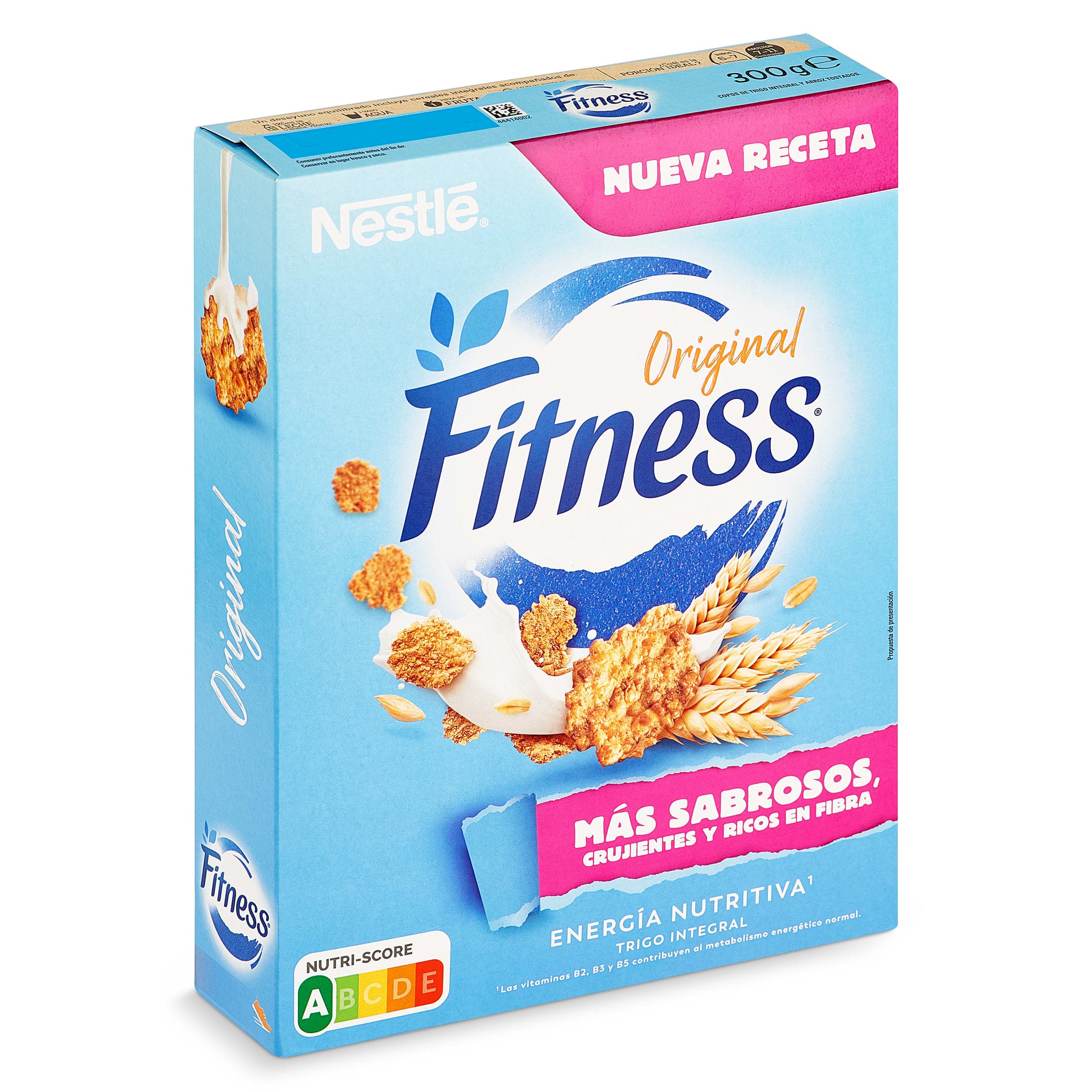 Copos de trigo integral, avena integral y arroz tostados Nestlé caja 300 g