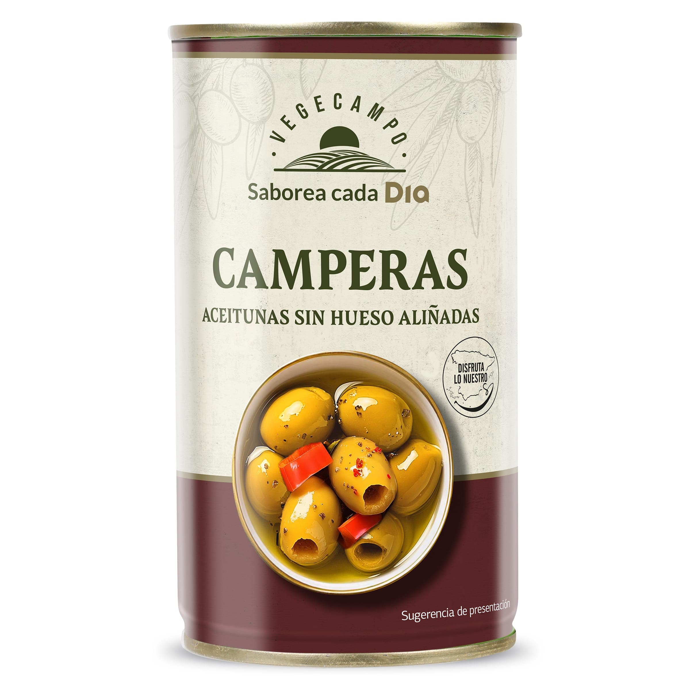 Aceitunas camperas sin hueso Dia Vegecampo 150 g
