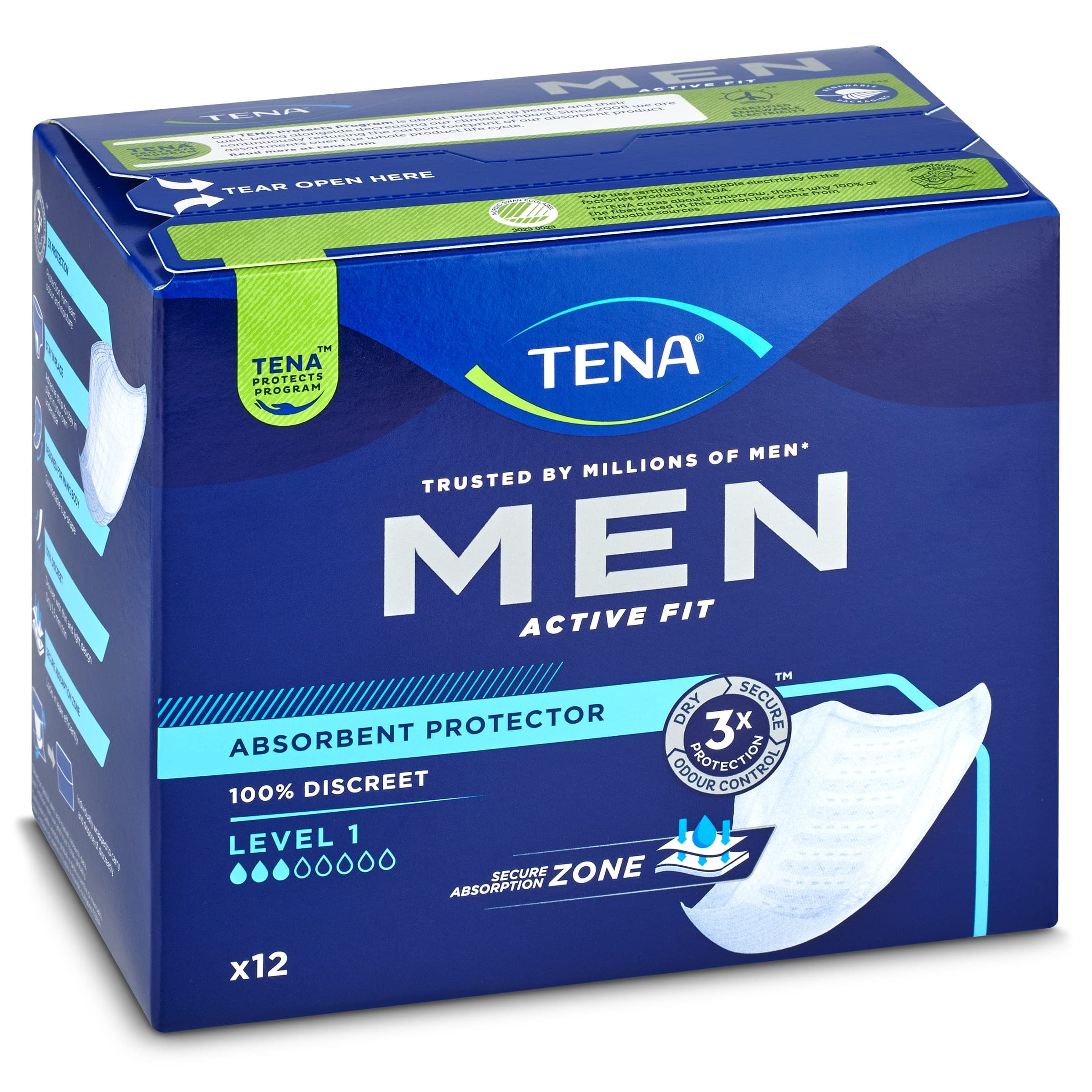 Compresas de incontinencia level 1 Tena caja 12 unidades