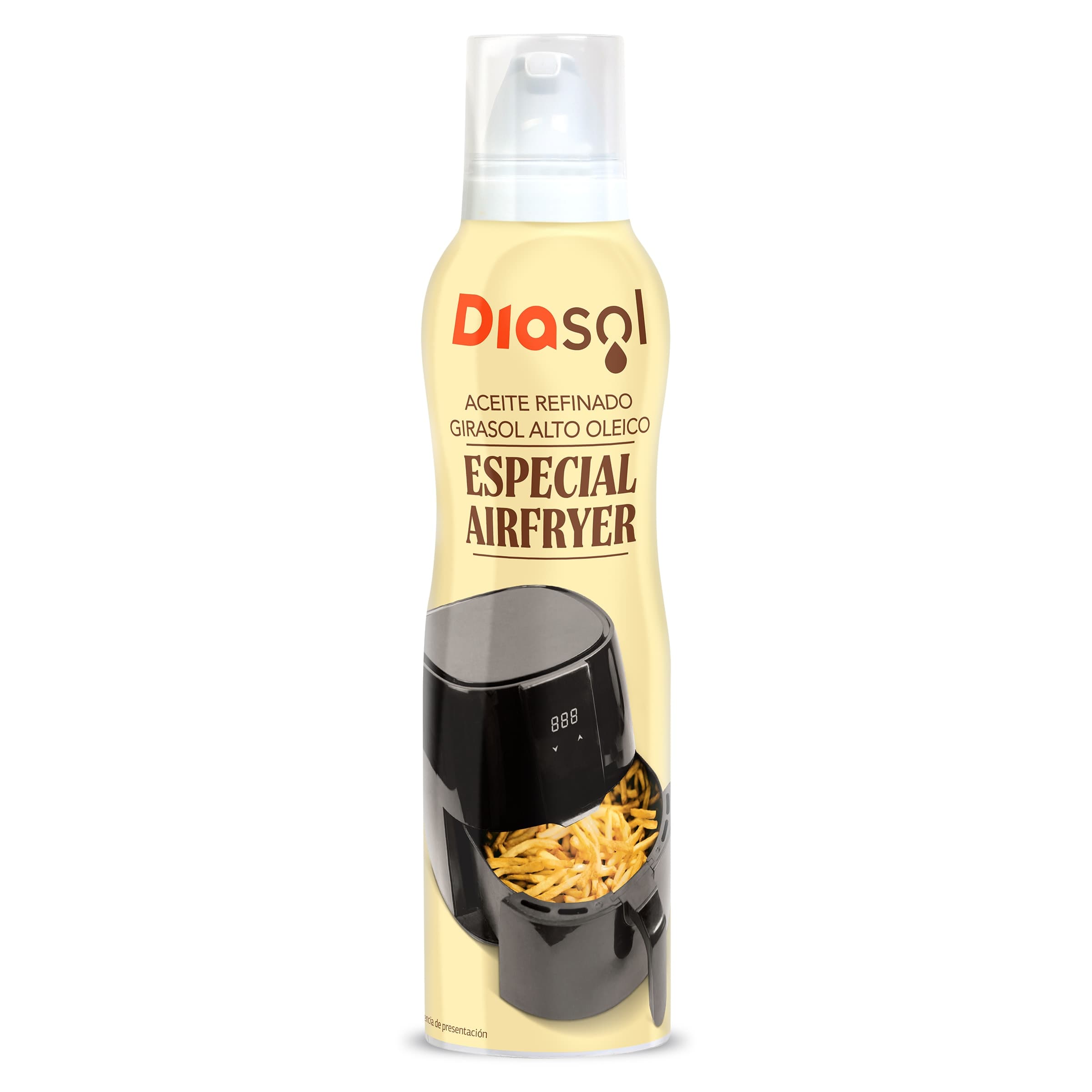 Aceite de girasol en spray para air fryer Diasol 200 ml