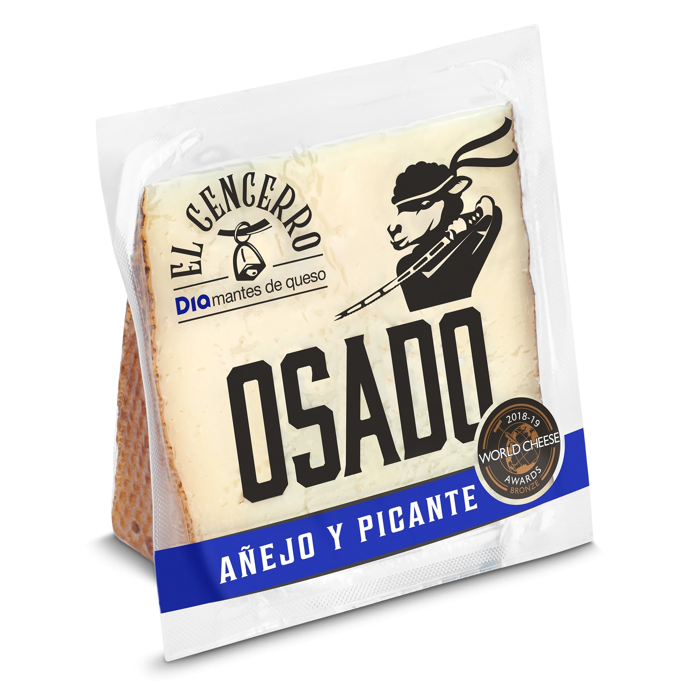 Queso de oveja añejo y picante Osado Dia El Cencerro 200 g
