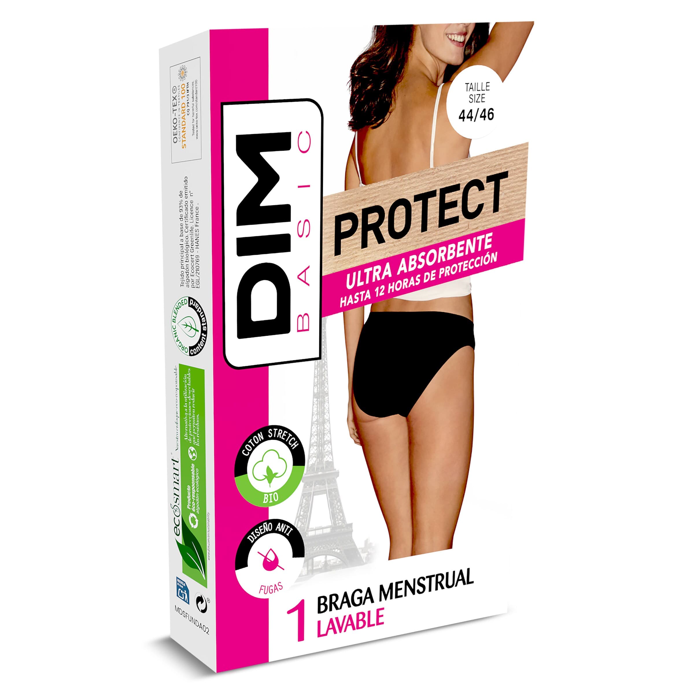 Braga menstrual lavable talla 44/46 Dim caja 1 unidad