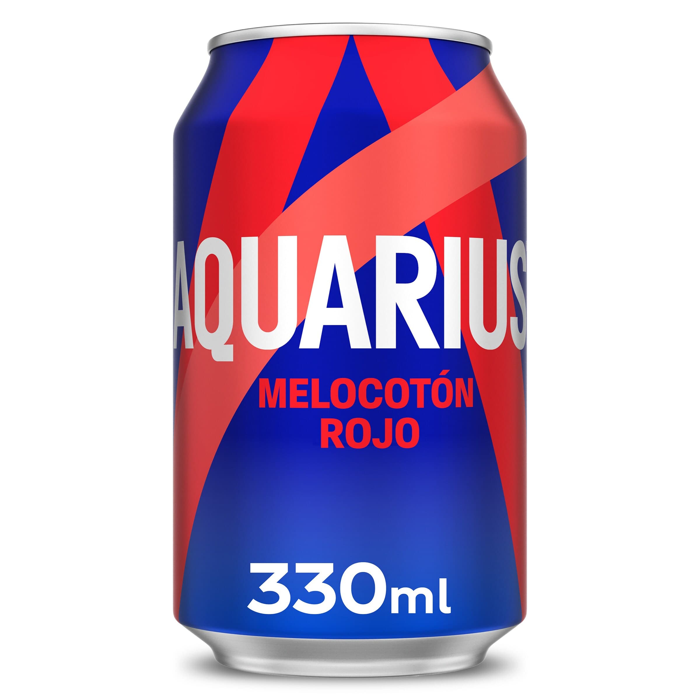 Aquarius de melocotón rojo lata 330 ml