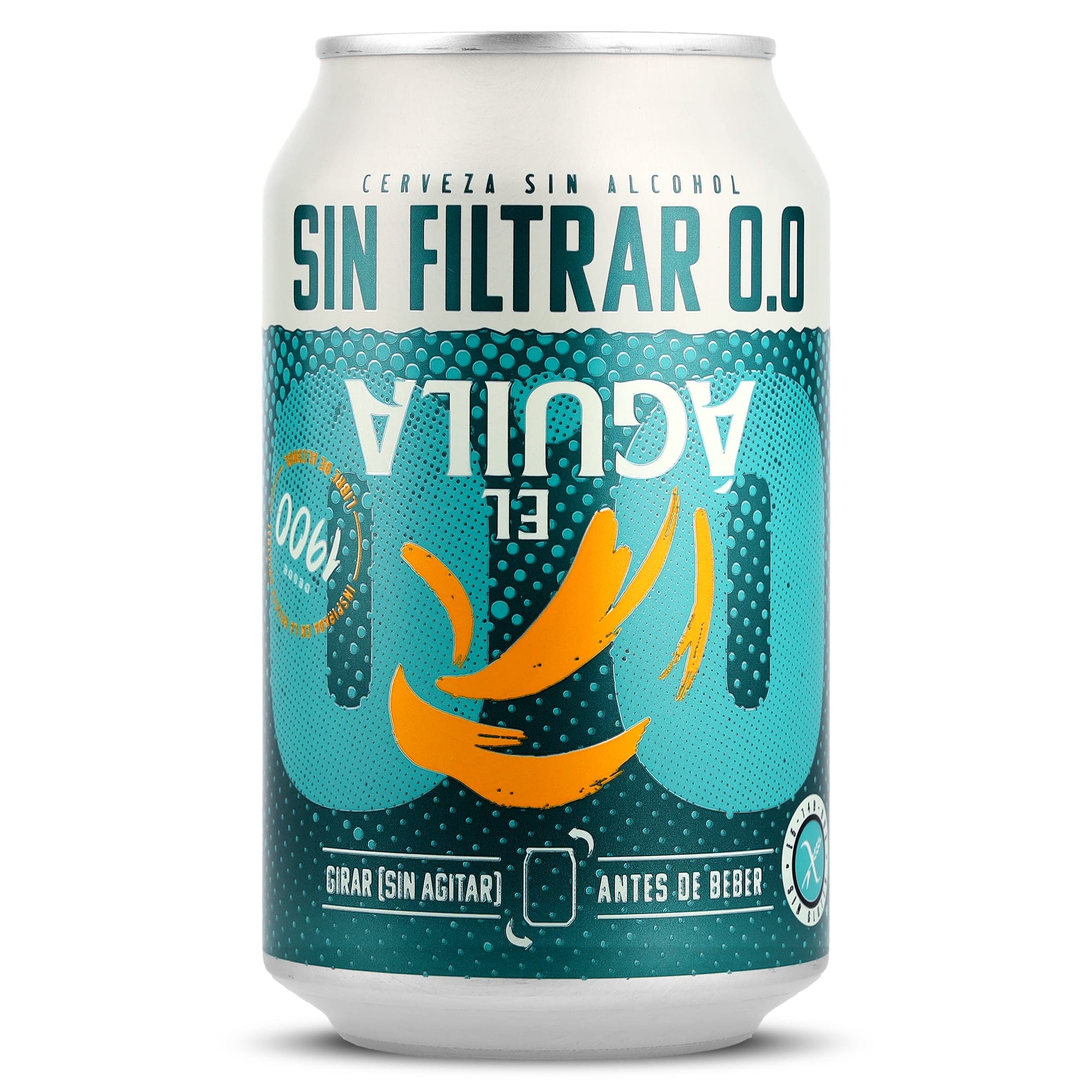 Cerveza sin filtrar 0,0 El águila 33 cl