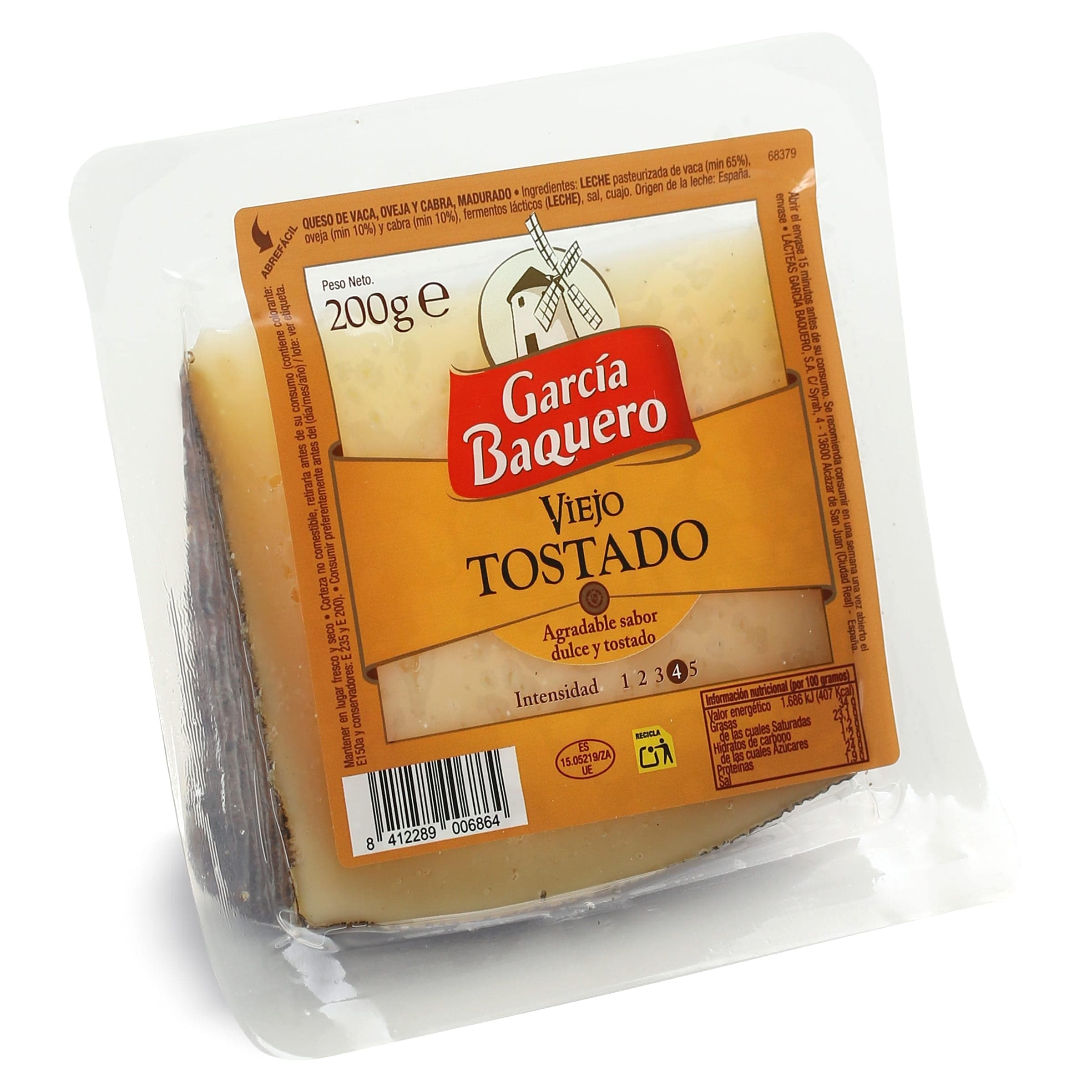 Queso mezcla tostado mezcla García Baquero 200 g