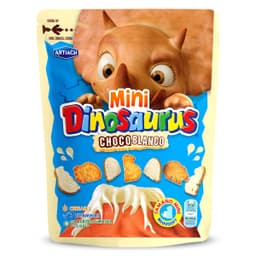 Mini galletas choco blanco Artiach Dinosaurus 100 g
