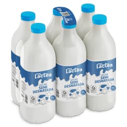Leche semidesnatada Dia Láctea pack 6 x 1 L