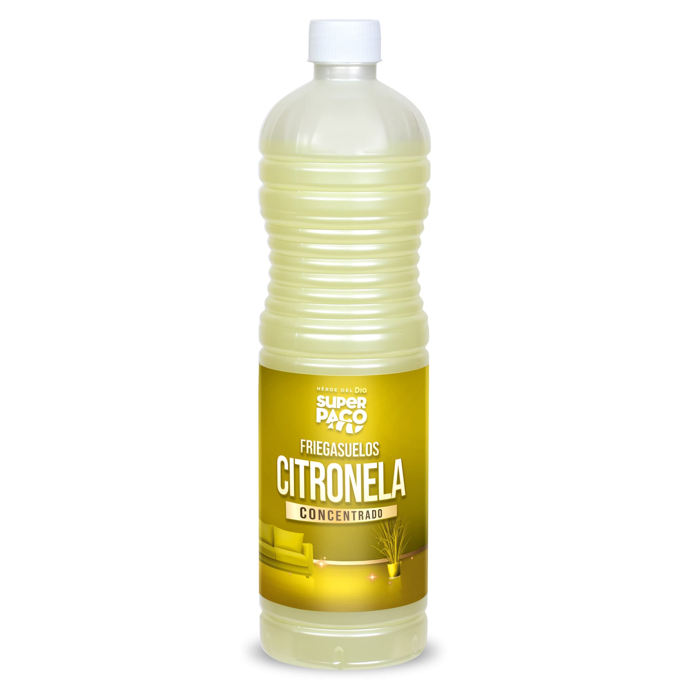 Friegasuelos concentrado citronela Super Paco de Dia 1 L